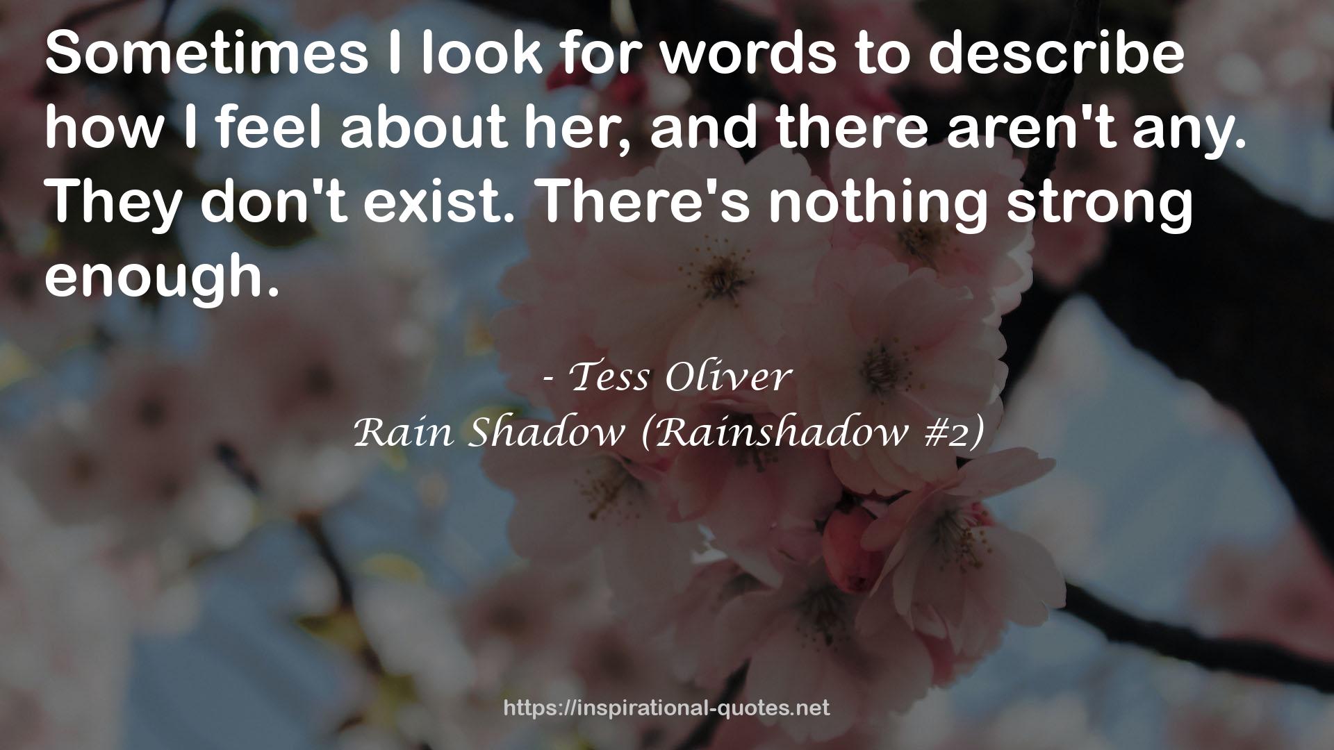 Rain Shadow (Rainshadow #2) QUOTES