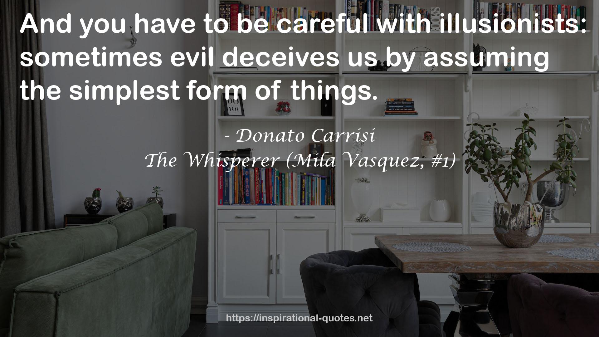 The Whisperer (Mila Vasquez, #1) QUOTES