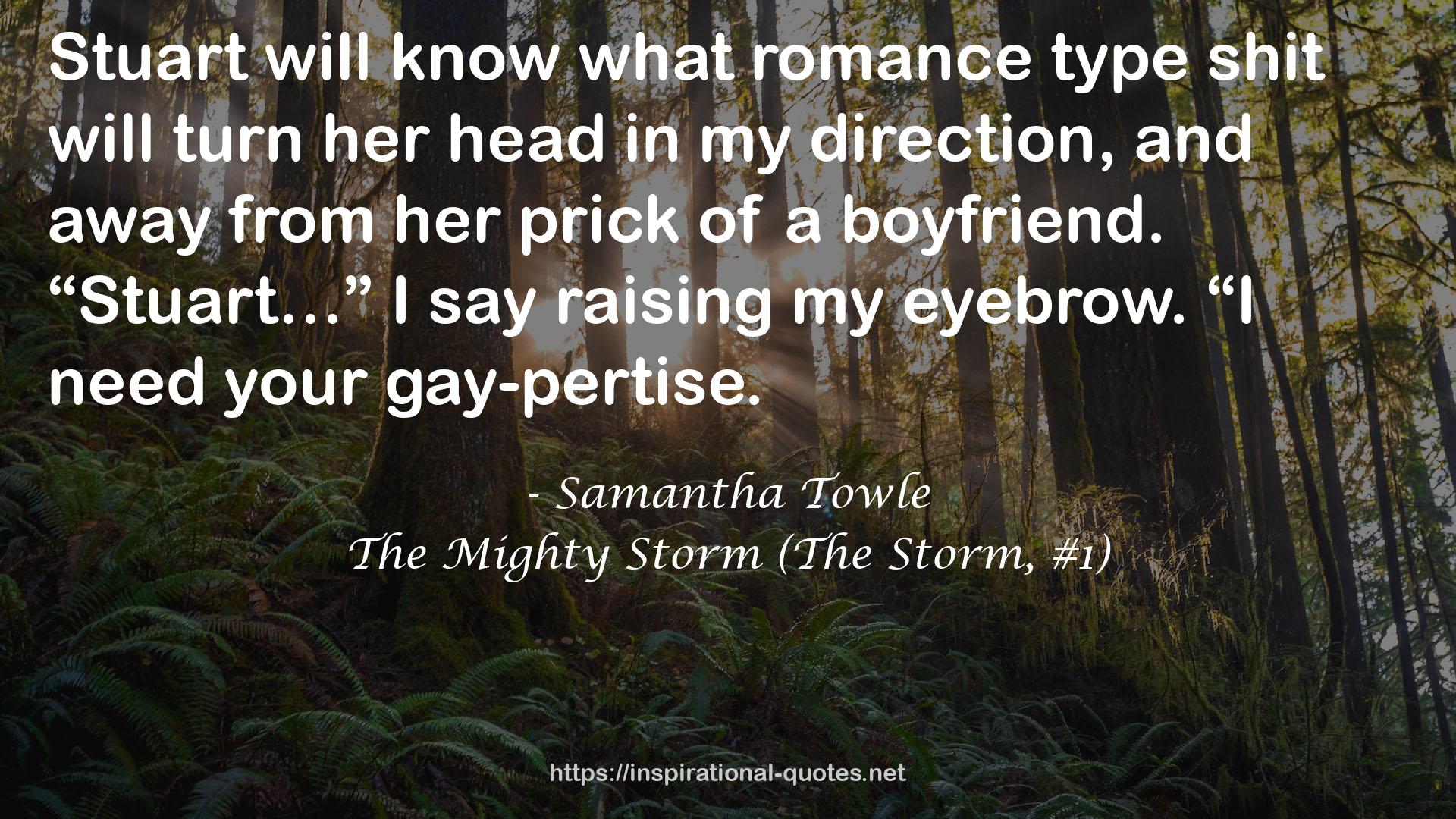 The Mighty Storm (The Storm, #1) QUOTES