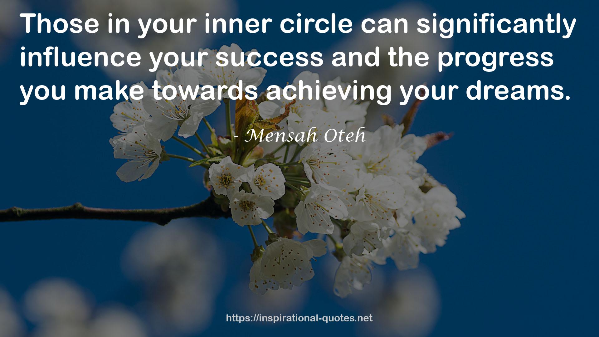 your inner circle  QUOTES