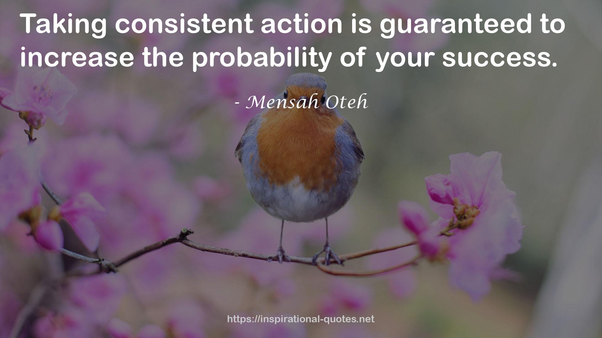 consistent action  QUOTES