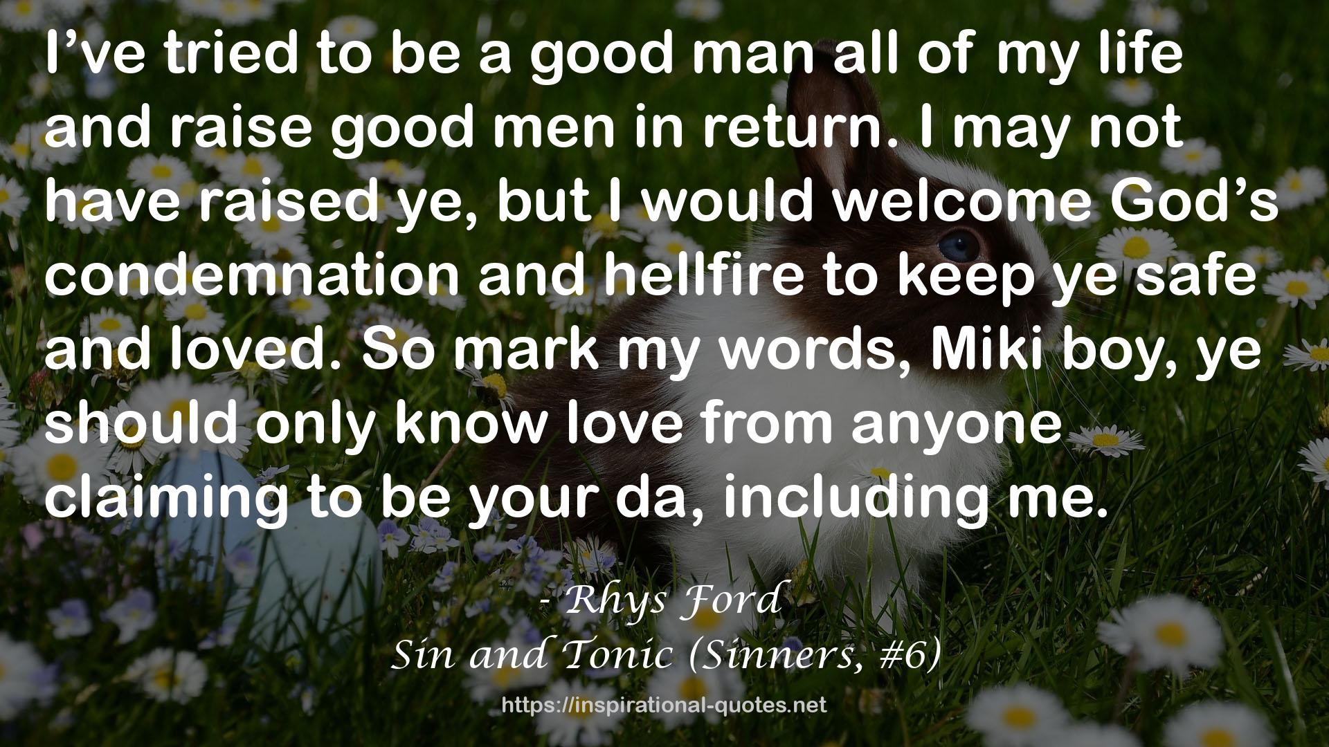 Sin and Tonic (Sinners, #6) QUOTES