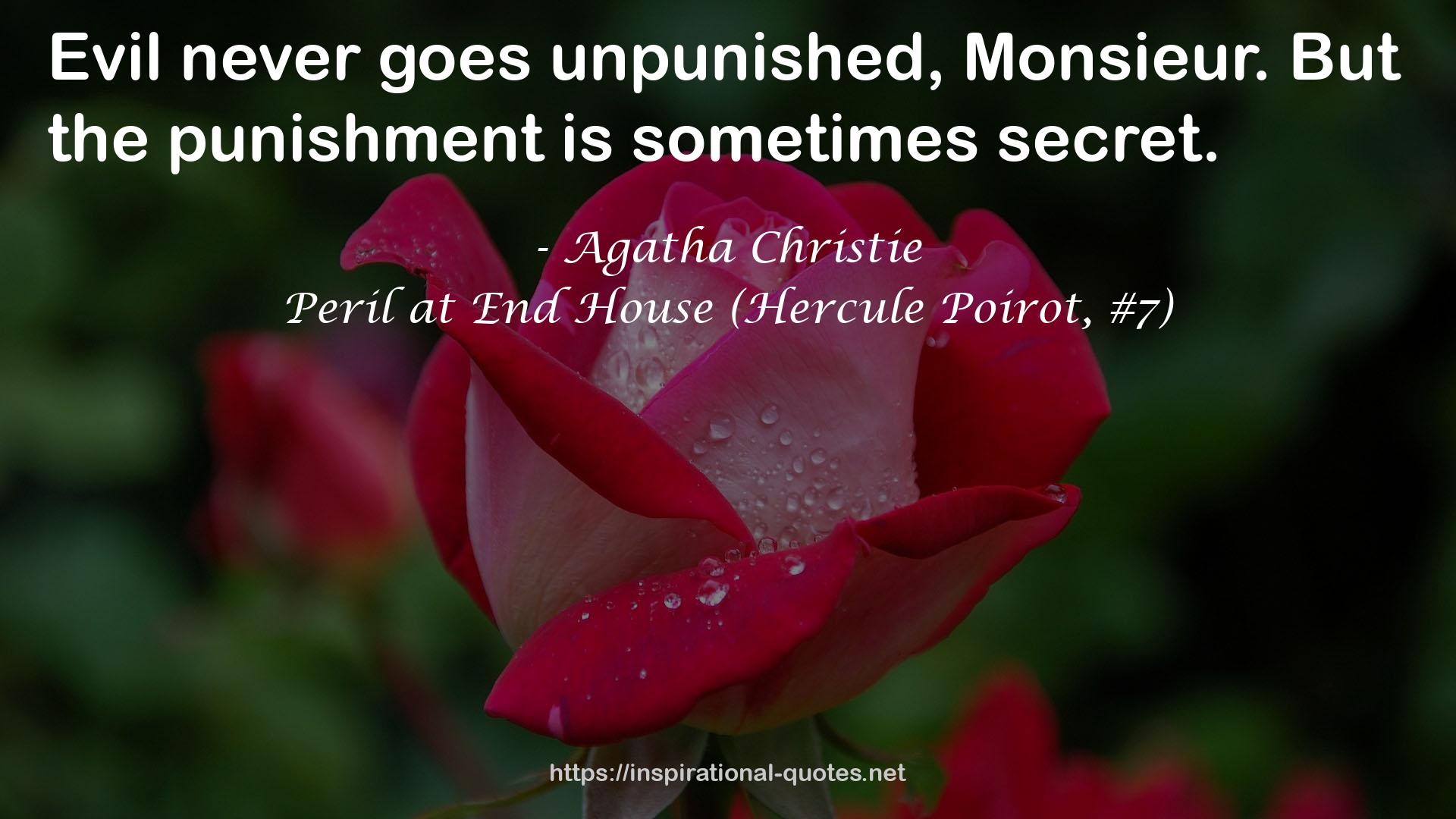 Peril at End House (Hercule Poirot, #7) QUOTES