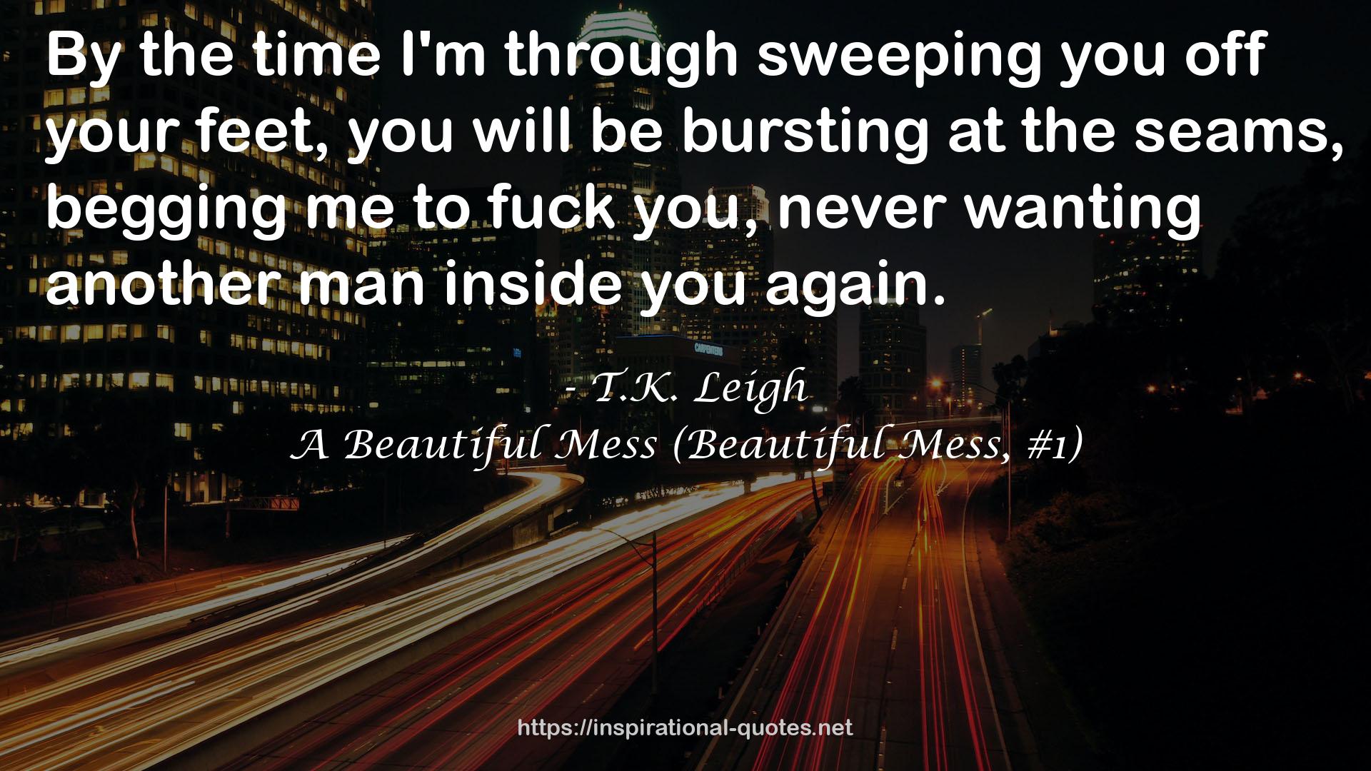 A Beautiful Mess (Beautiful Mess, #1) QUOTES