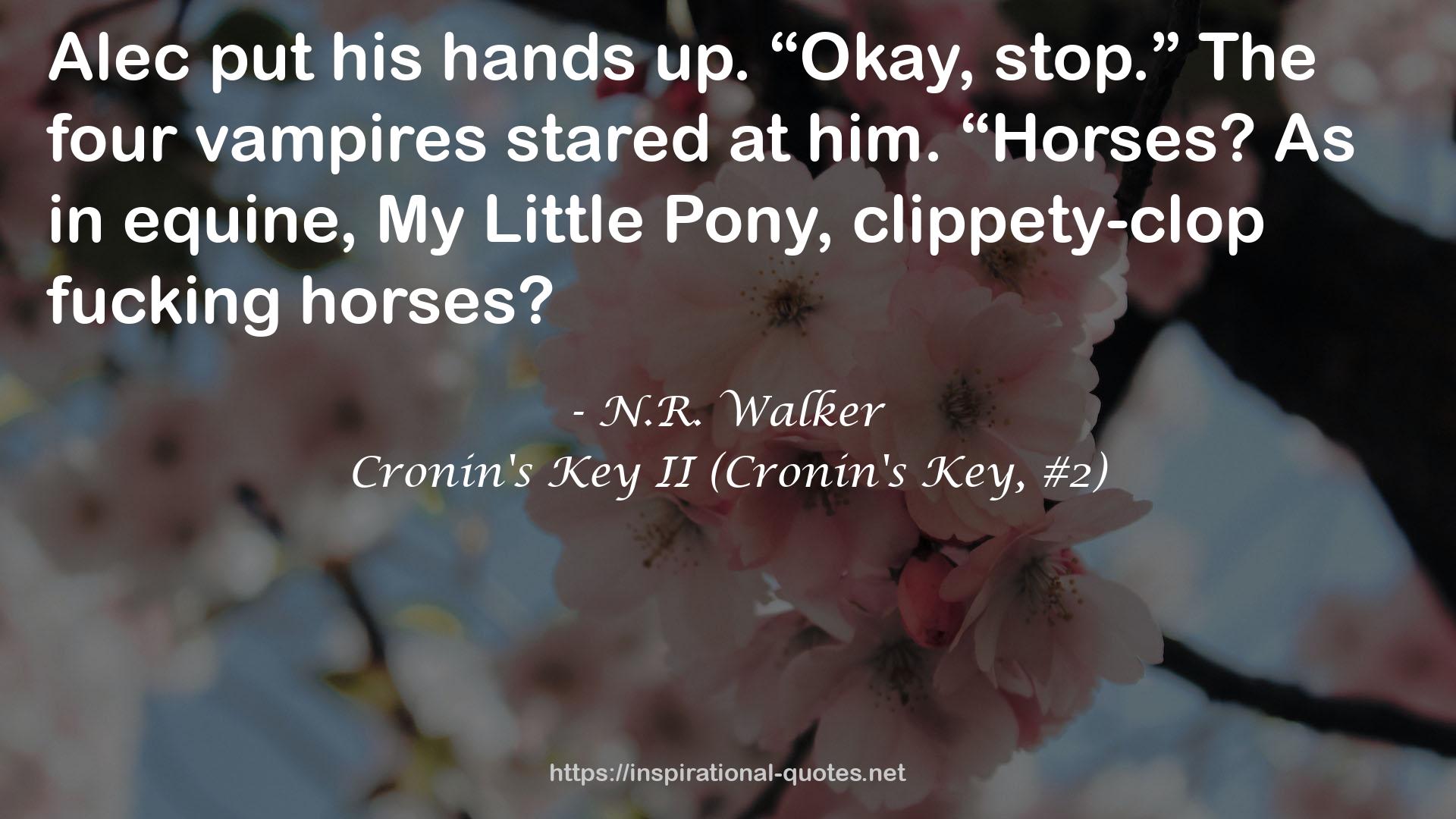 Cronin's Key II (Cronin's Key, #2) QUOTES