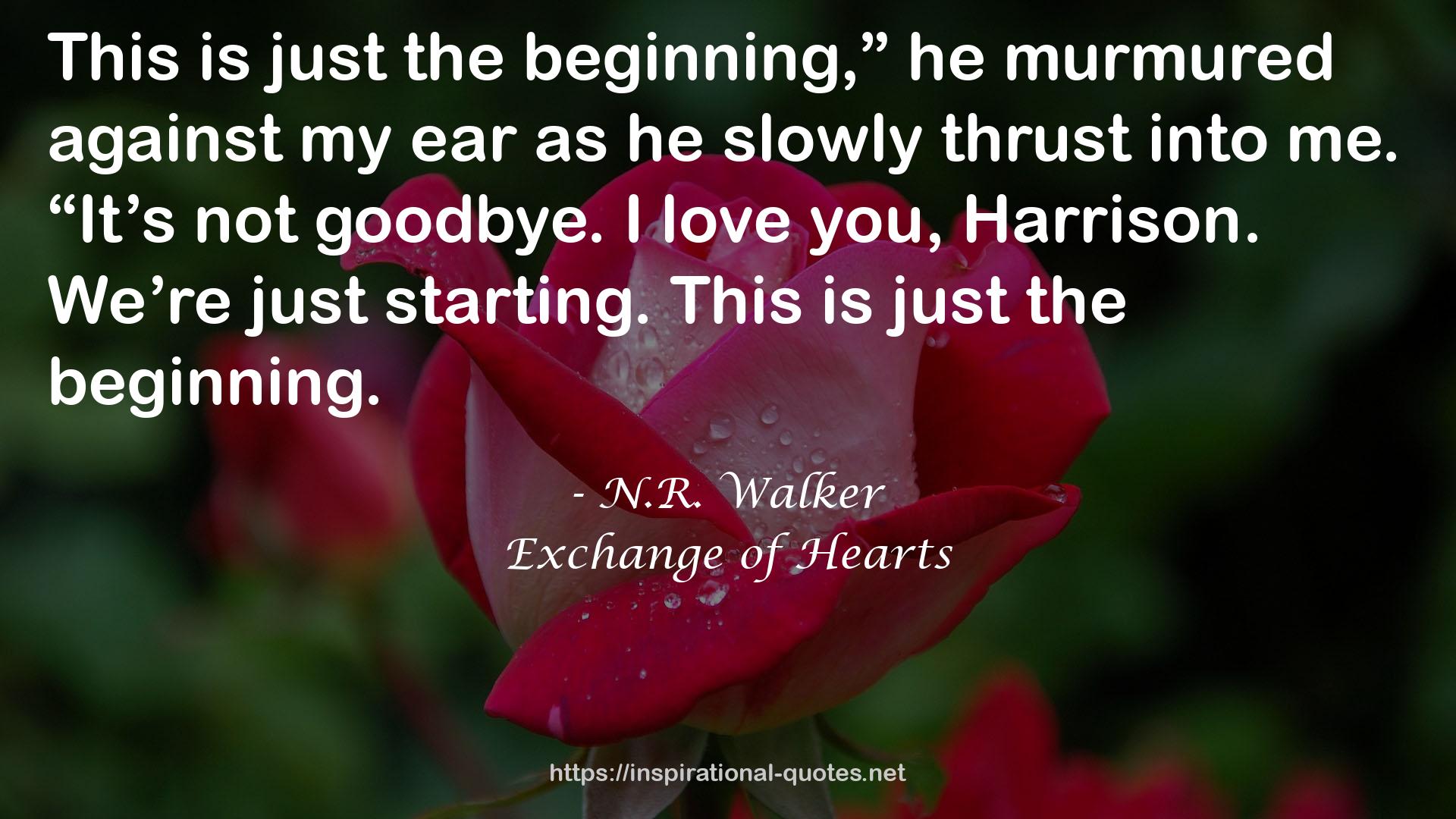 Exchange of Hearts QUOTES