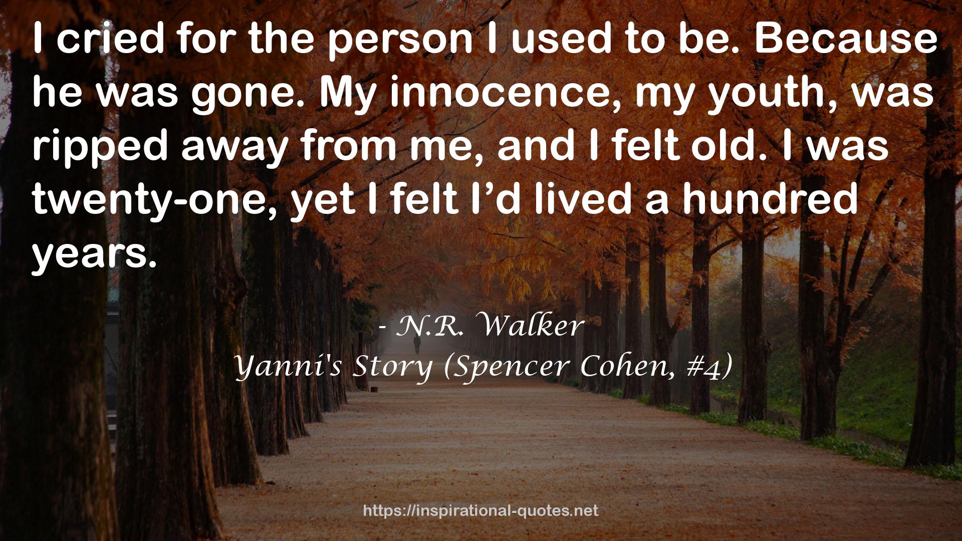 Yanni's Story (Spencer Cohen, #4) QUOTES