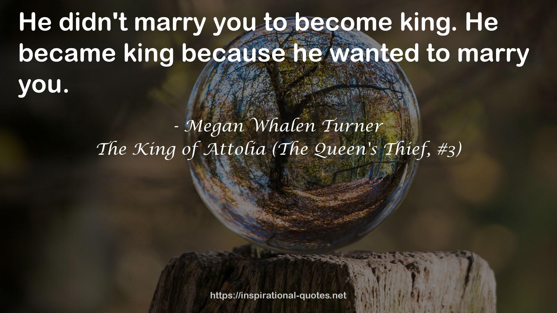 The King of Attolia (The Queen's Thief, #3) QUOTES