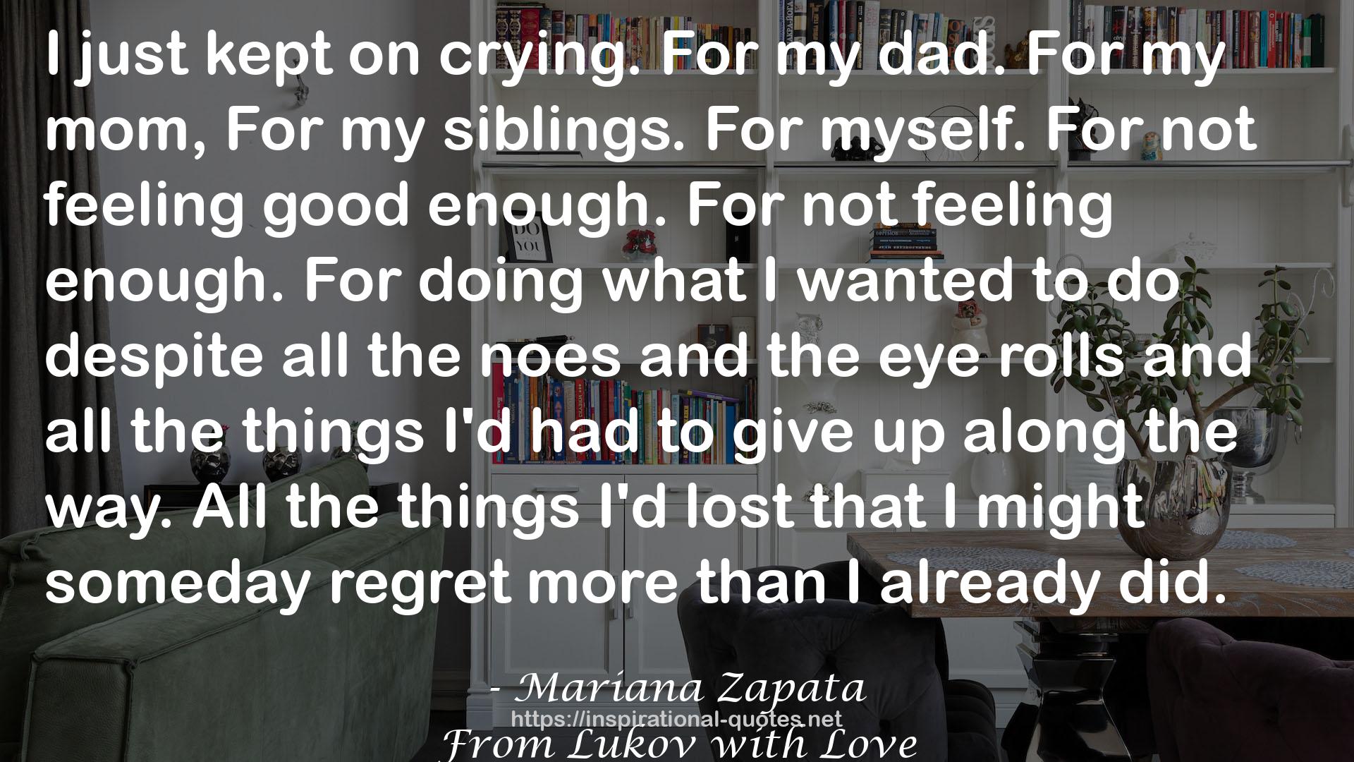 Mariana Zapata QUOTES