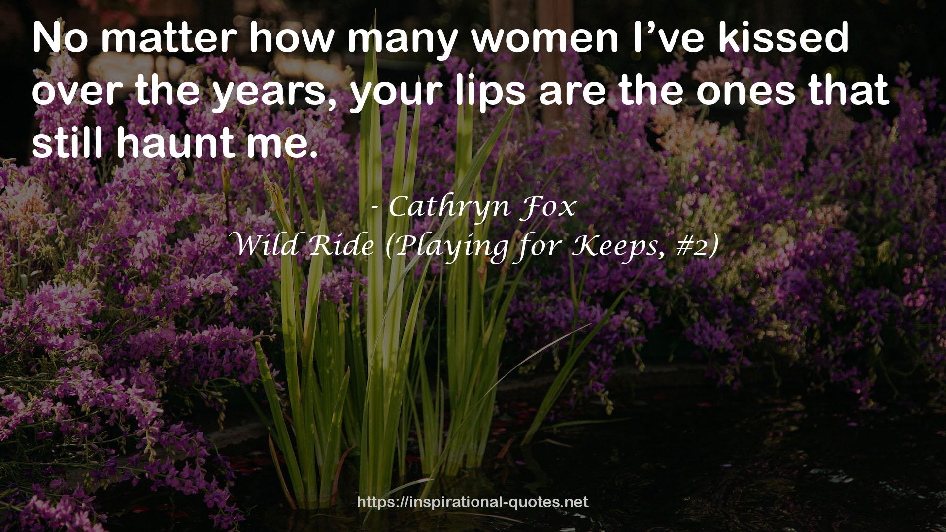 Cathryn Fox QUOTES