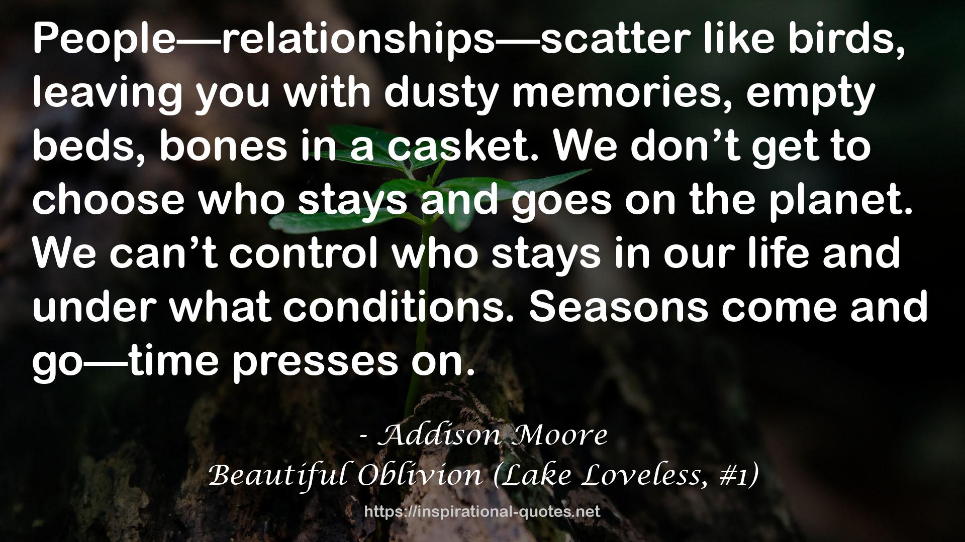 Beautiful Oblivion (Lake Loveless, #1) QUOTES