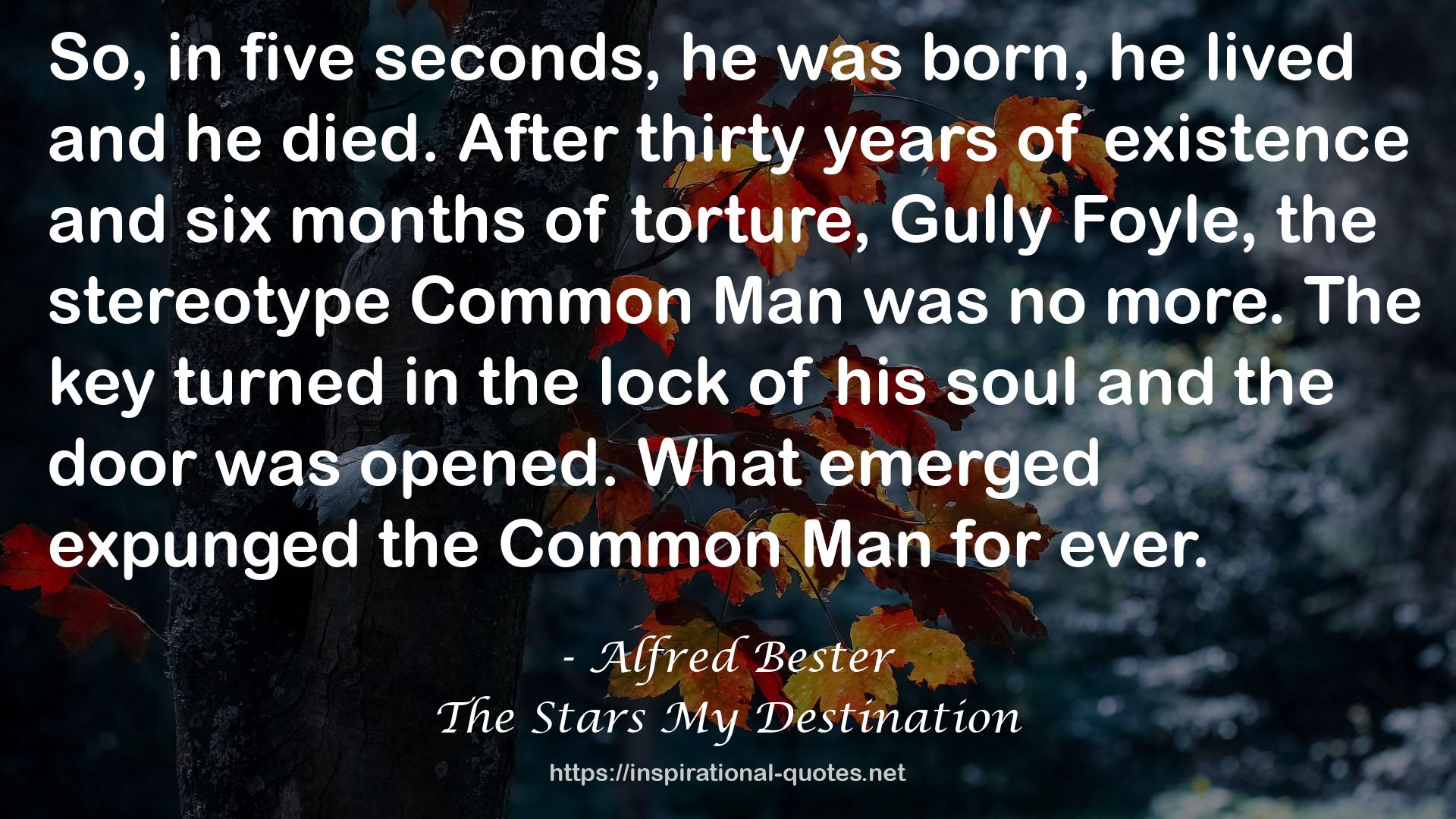 Alfred Bester QUOTES