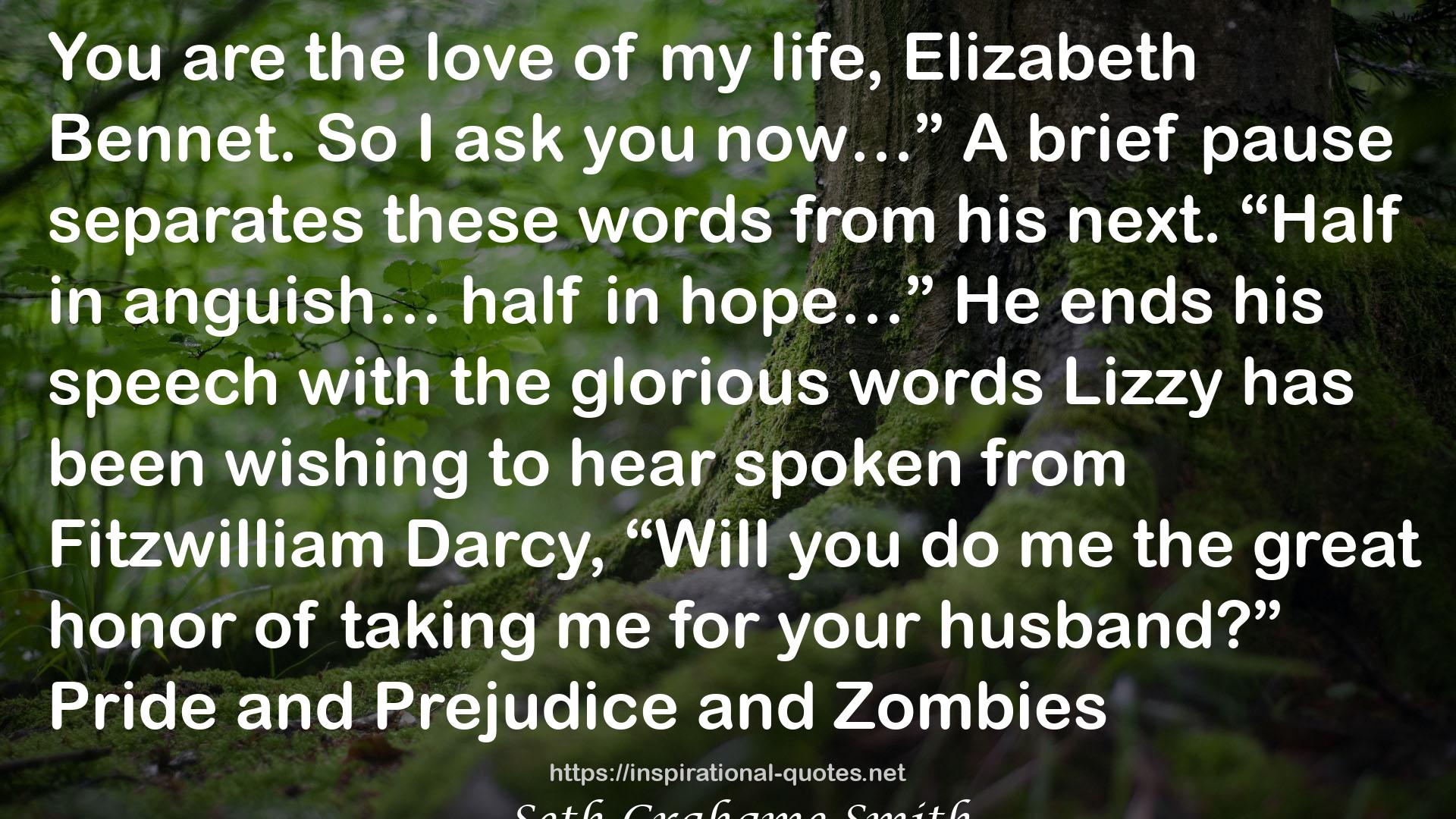 Pride and Prejudice and Zombies: The Graphic Novel QUOTES