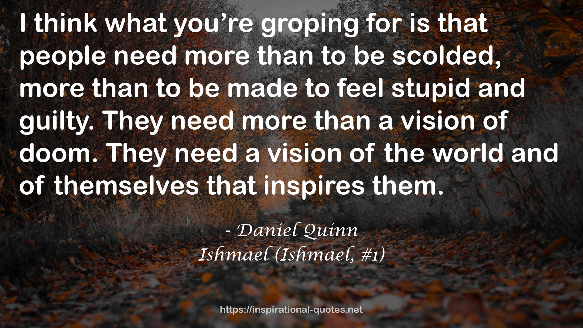 Ishmael (Ishmael, #1) QUOTES