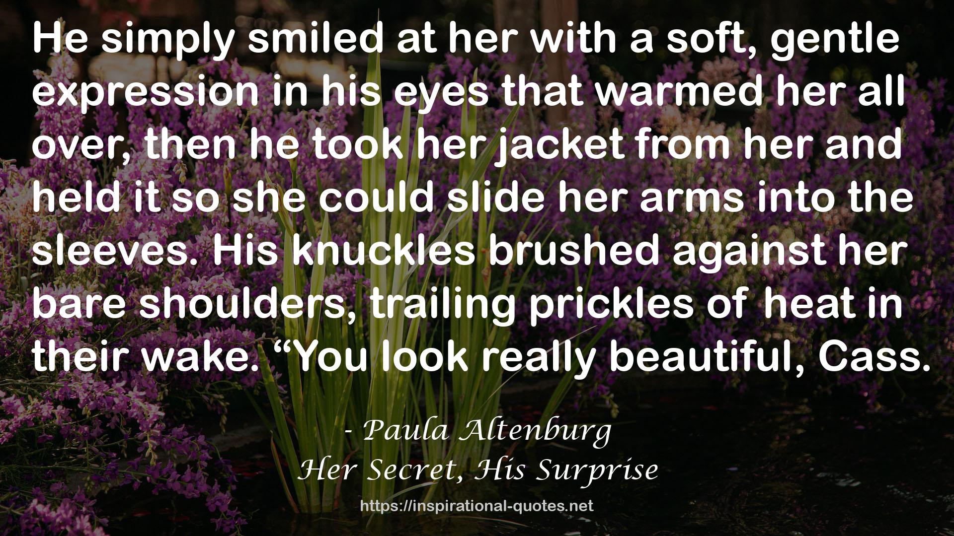 Her Secret, His Surprise QUOTES