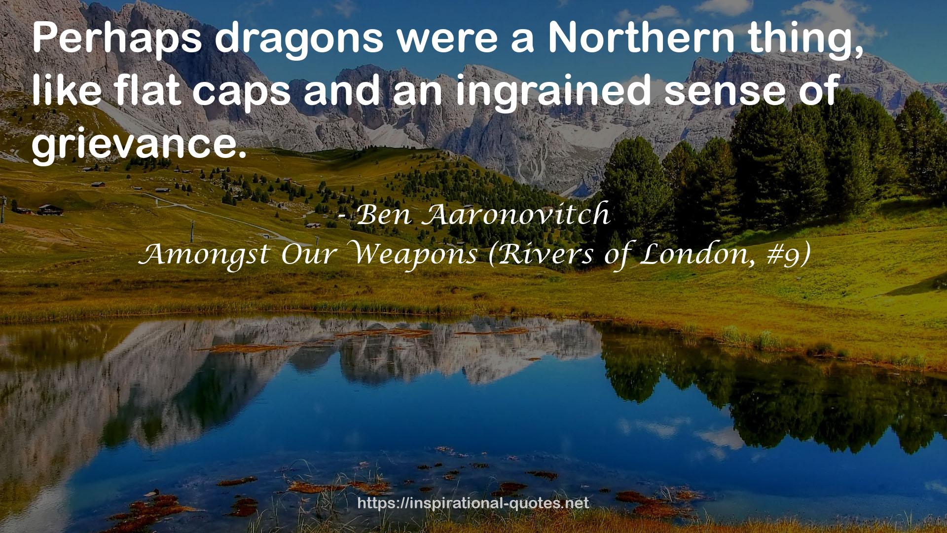 Amongst Our Weapons (Rivers of London, #9) QUOTES