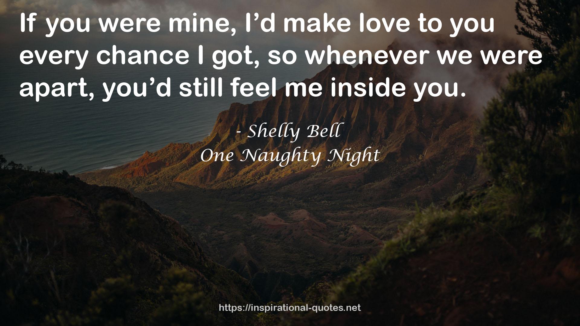 One Naughty Night QUOTES