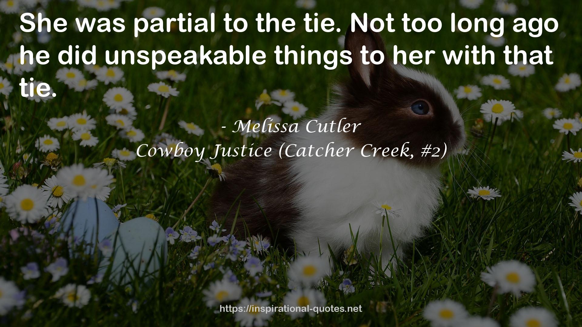 Cowboy Justice (Catcher Creek, #2) QUOTES