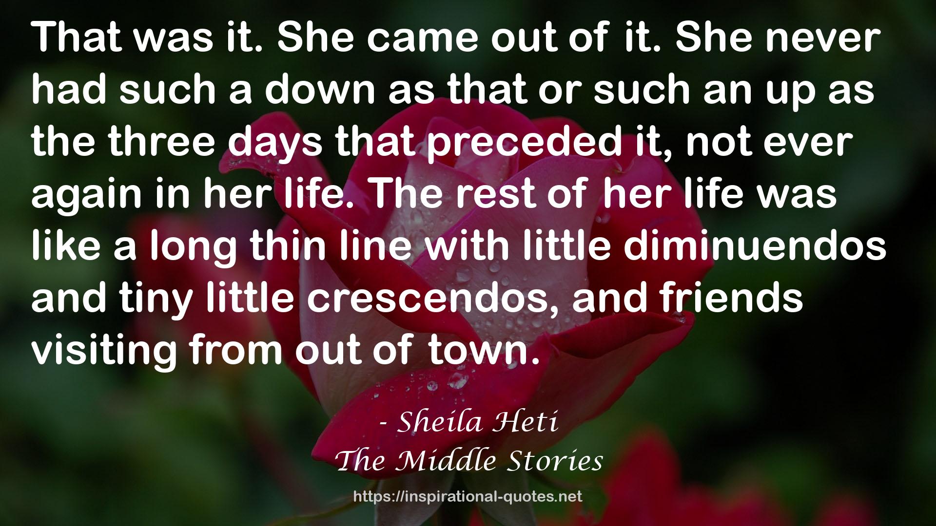 The Middle Stories QUOTES