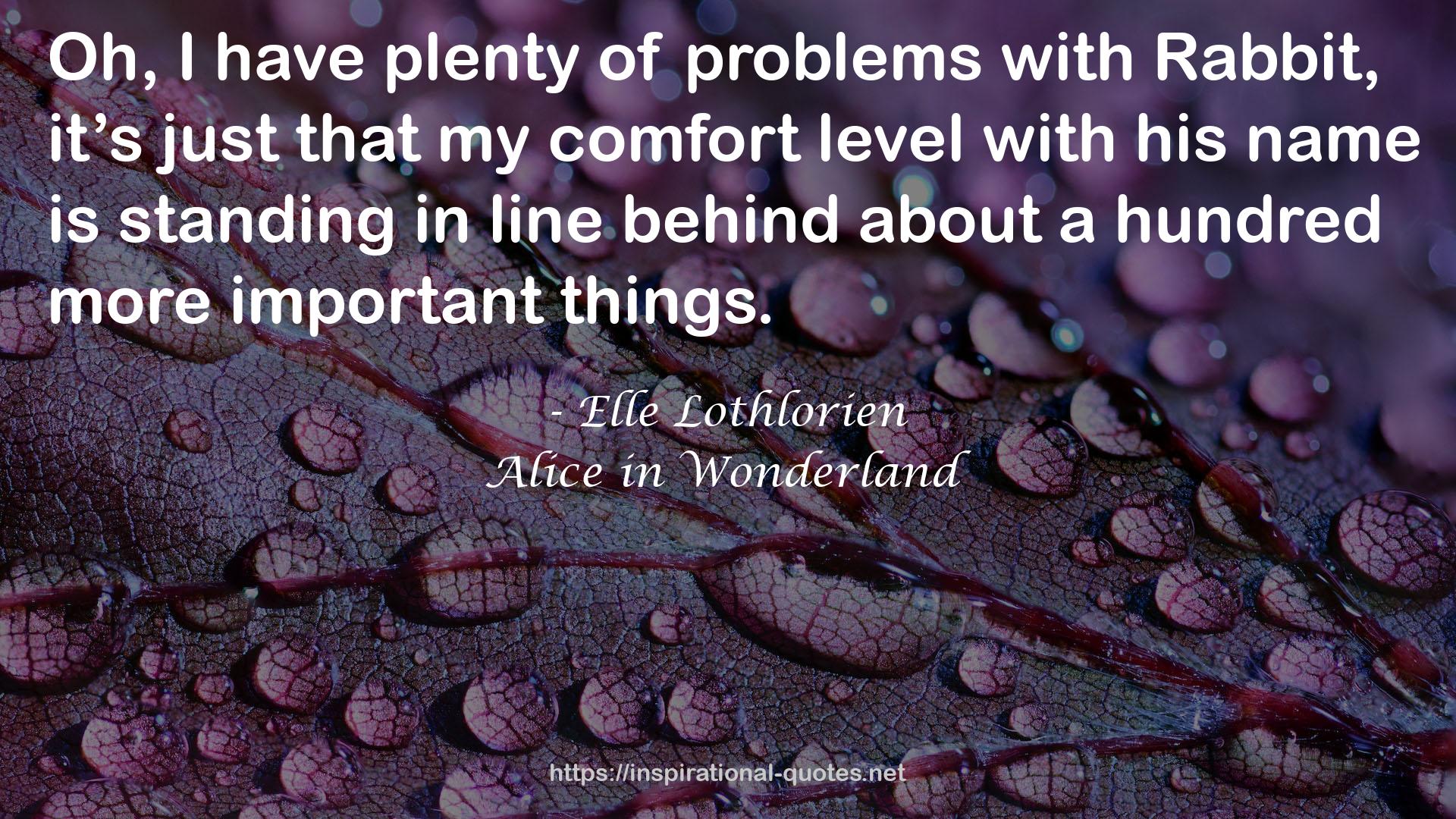 Alice in Wonderland QUOTES