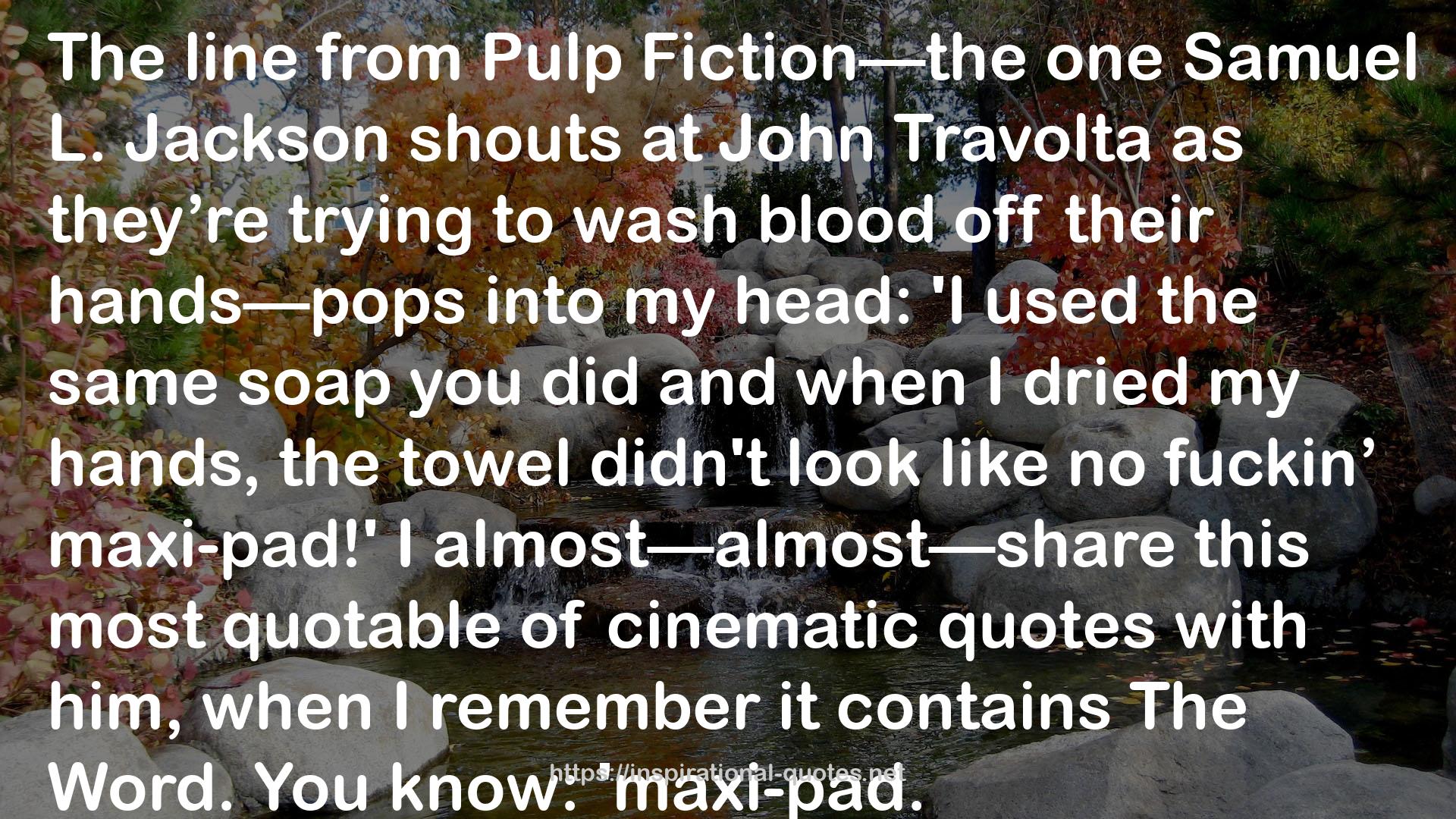 Travolta  QUOTES