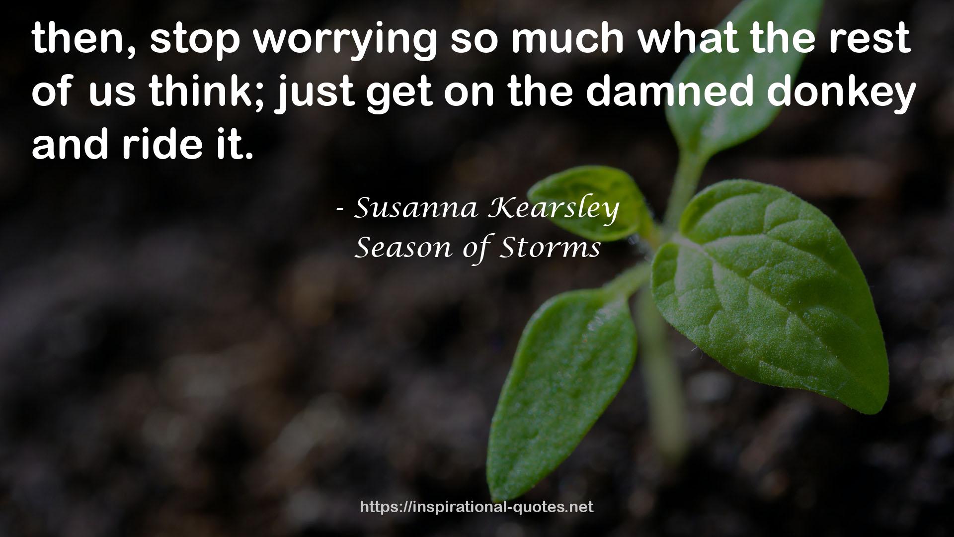 Season of Storms QUOTES