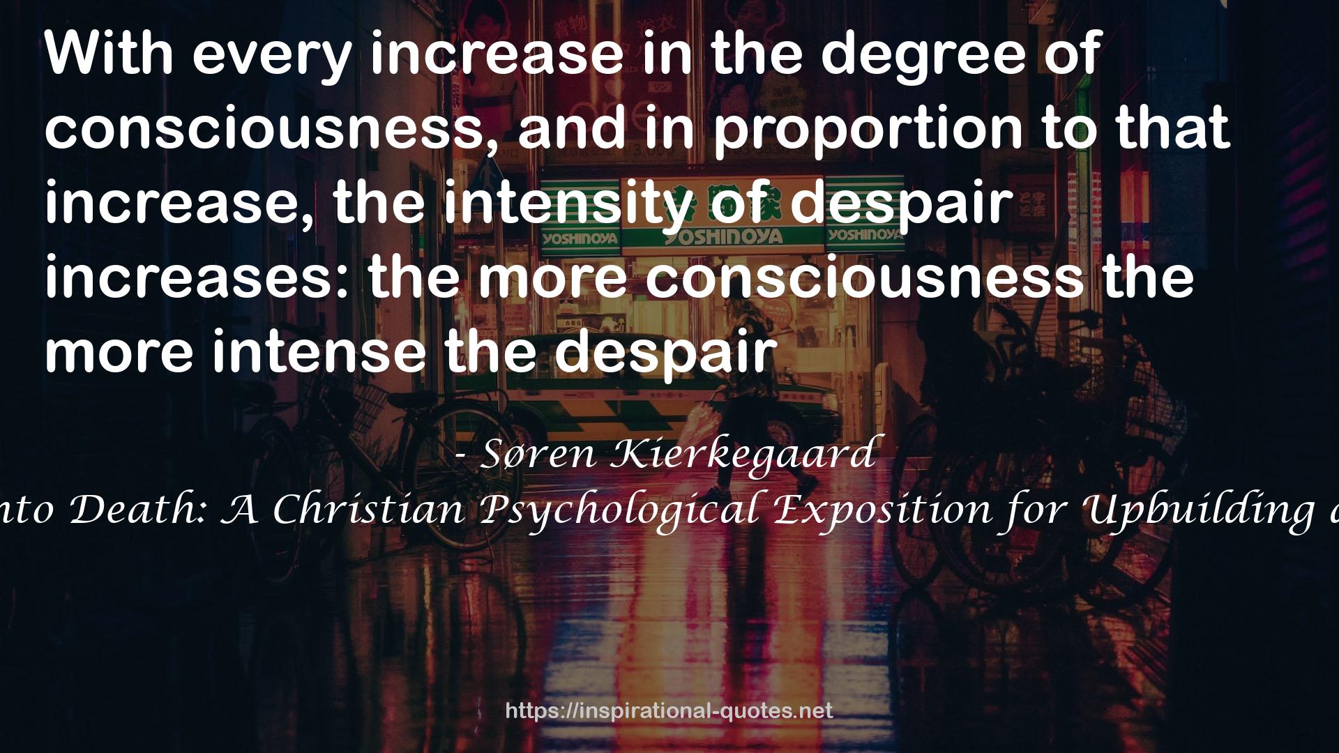 the more consciousness  QUOTES