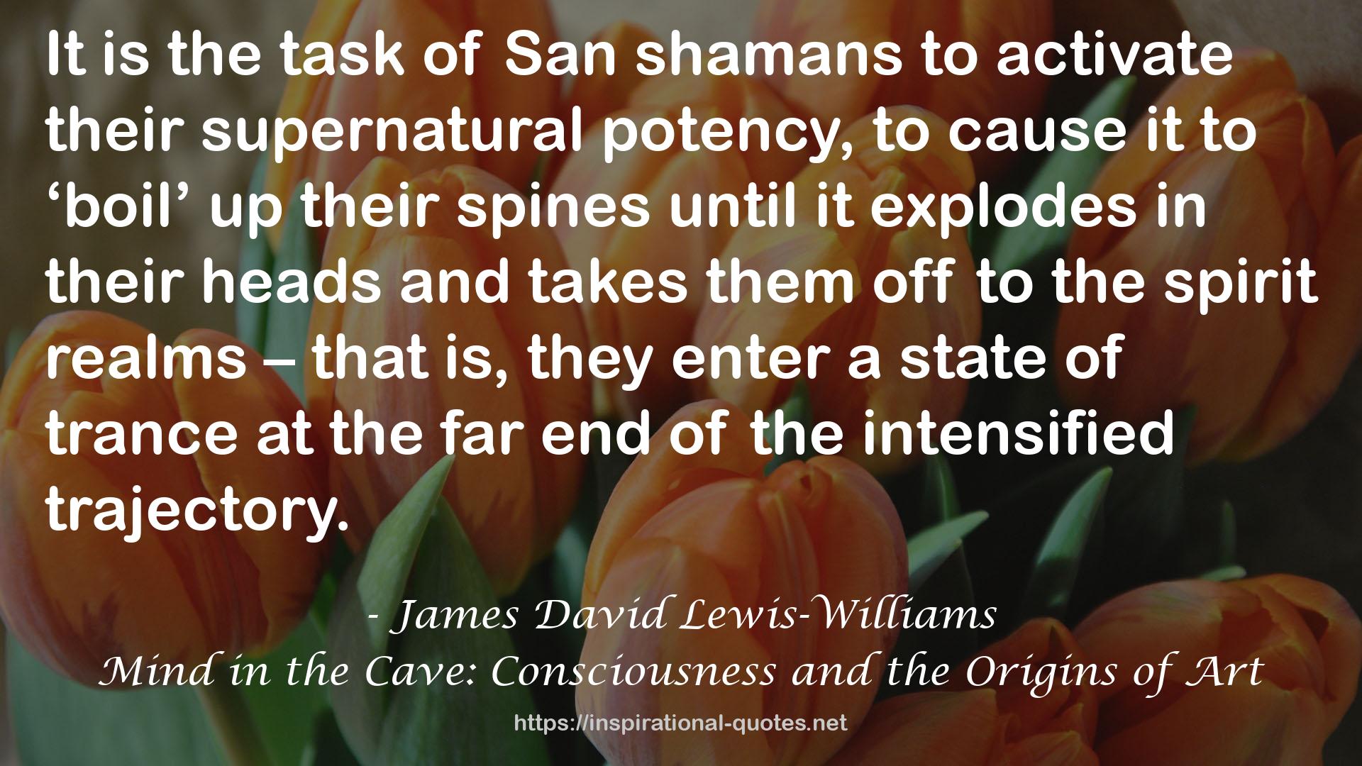 San shamans  QUOTES