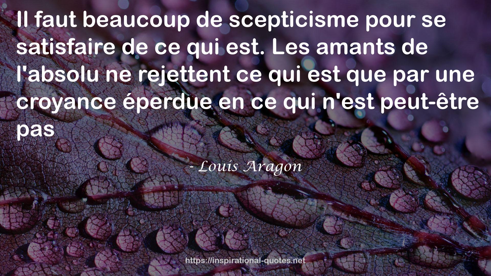 Louis Aragon QUOTES