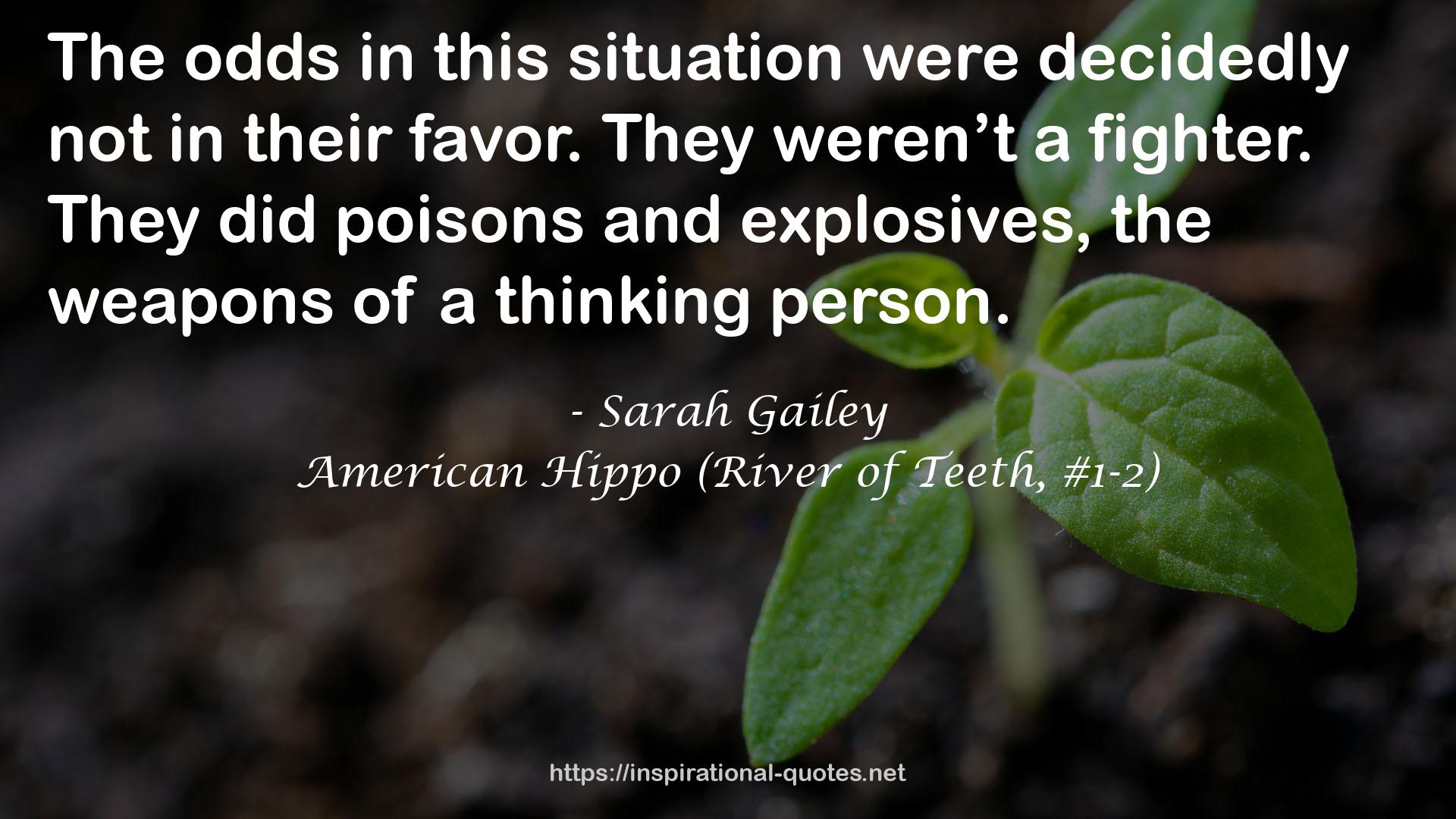 American Hippo (River of Teeth, #1-2) QUOTES