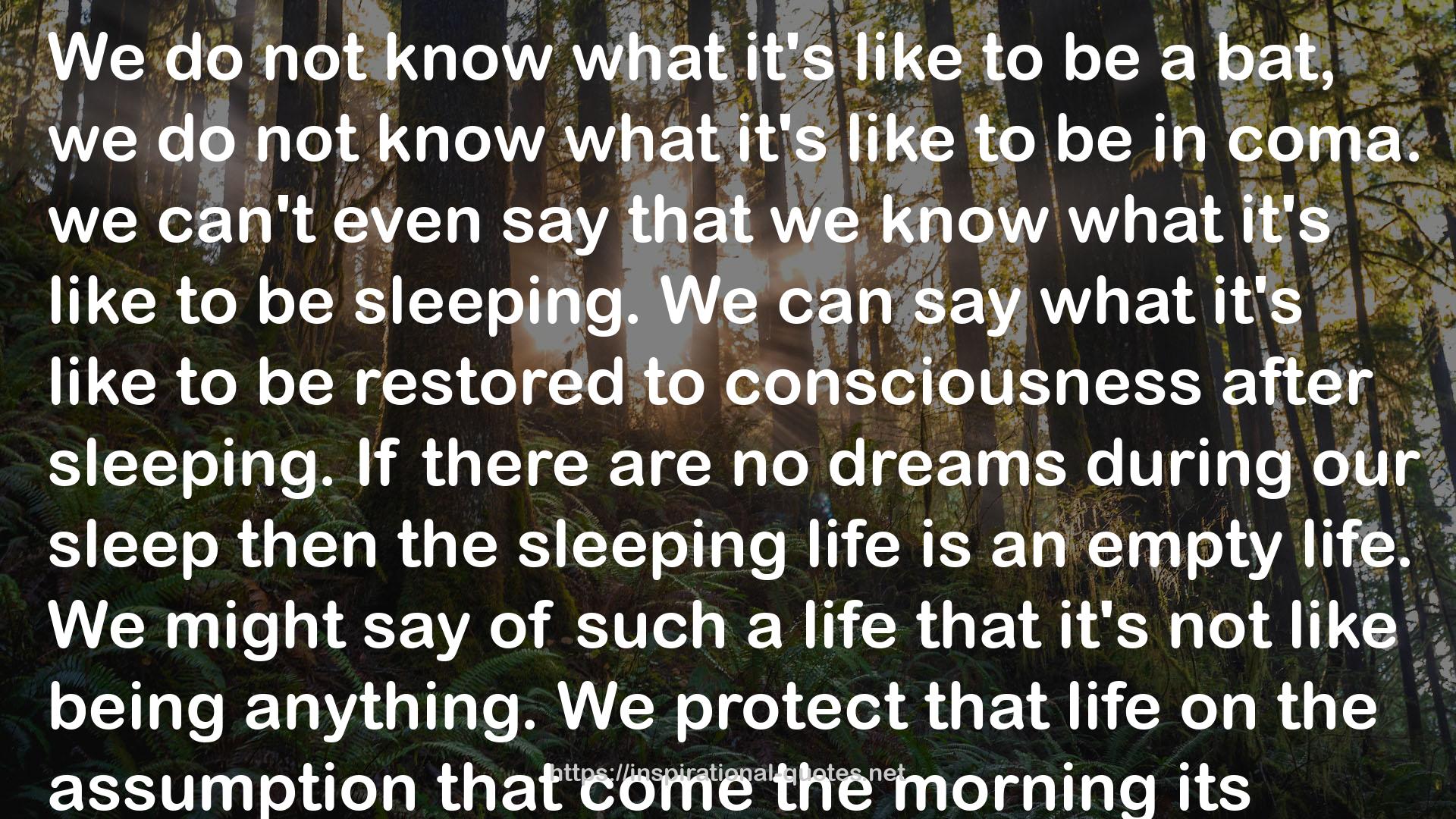 Consciousness and Its Implications QUOTES