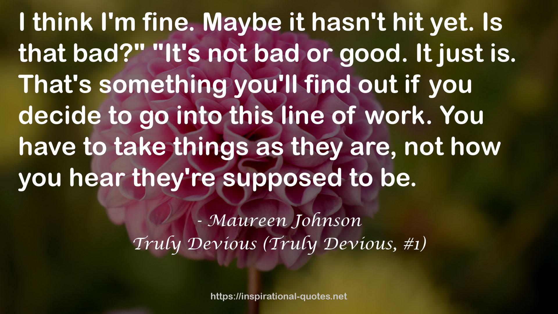 Truly Devious (Truly Devious, #1) QUOTES