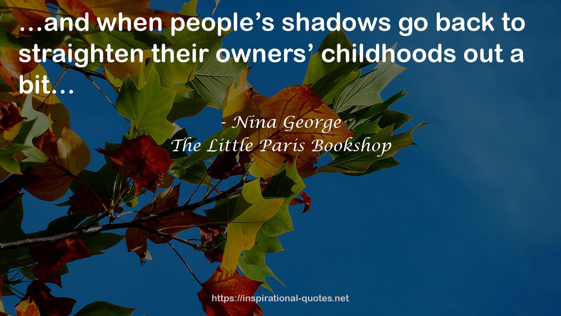 The Little Paris Bookshop QUOTES