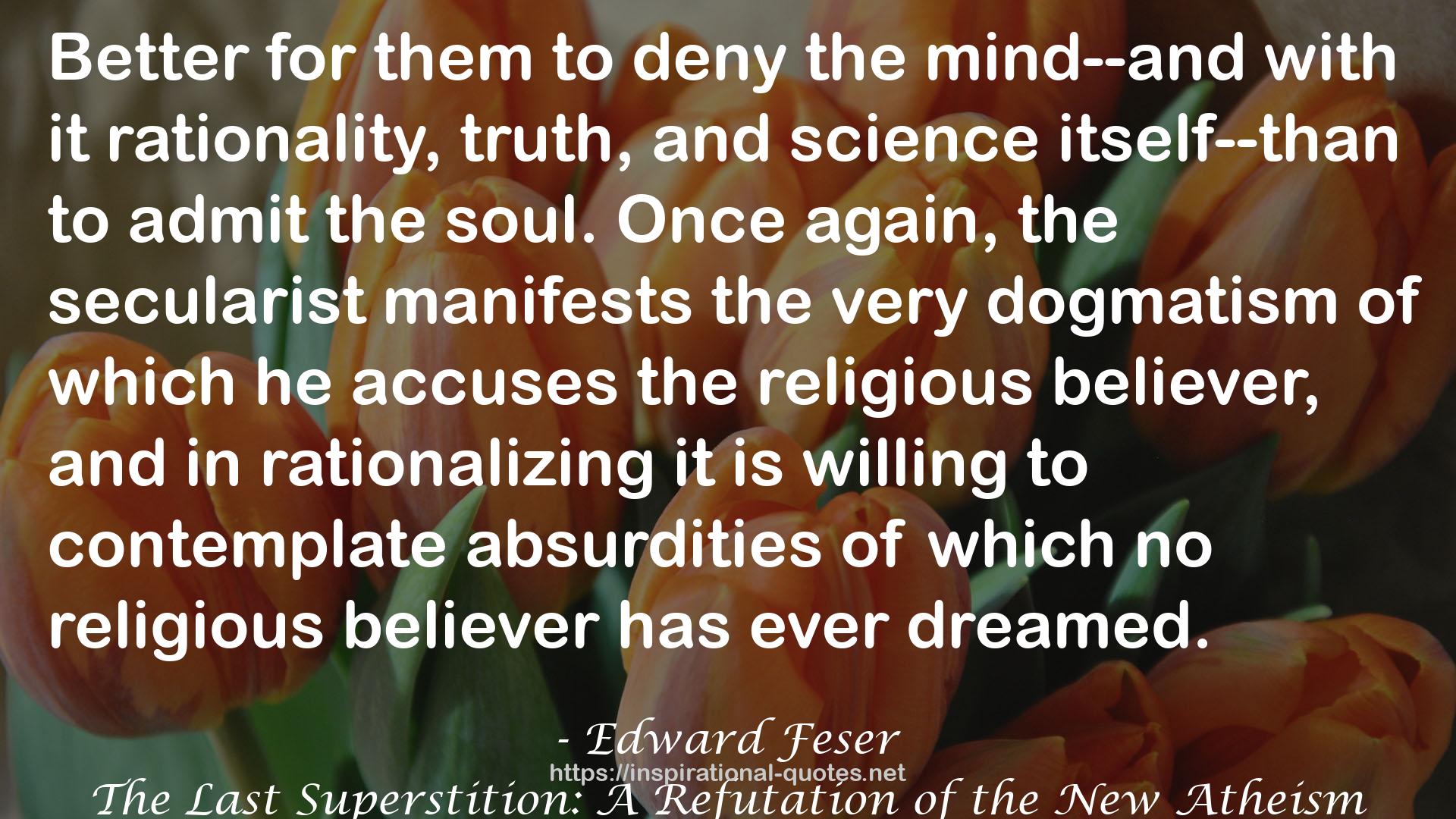 Edward Feser QUOTES