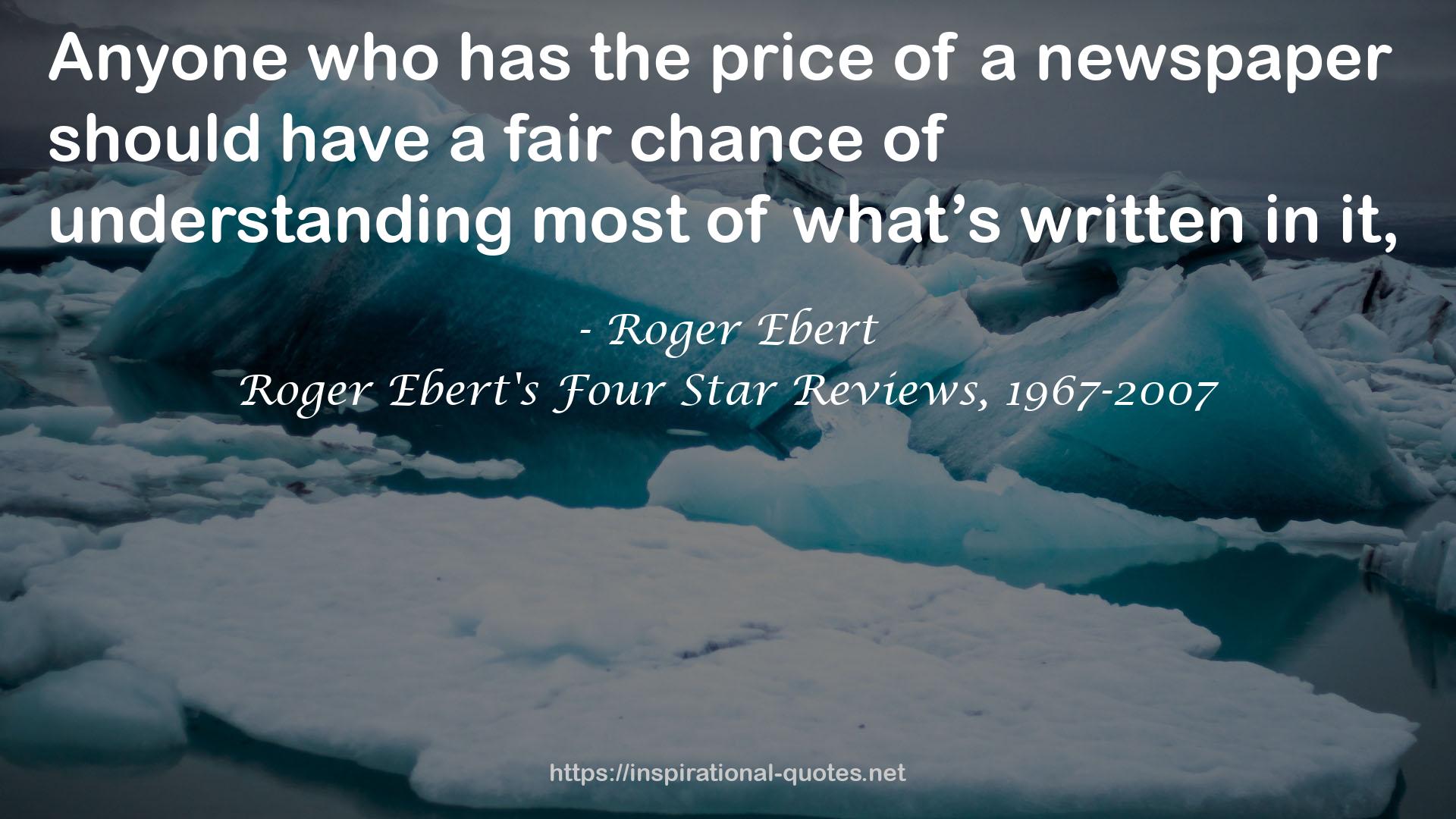 Roger Ebert QUOTES