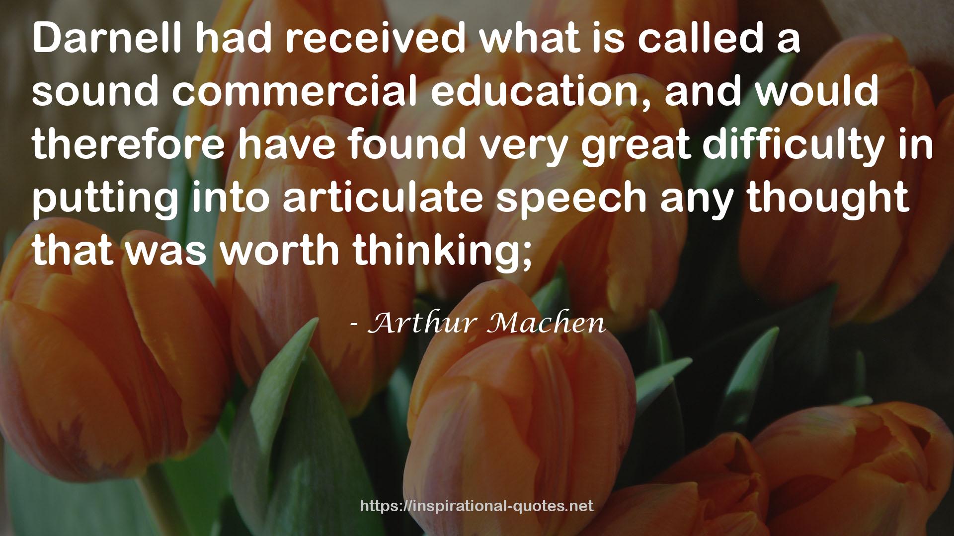 articulate speech  QUOTES