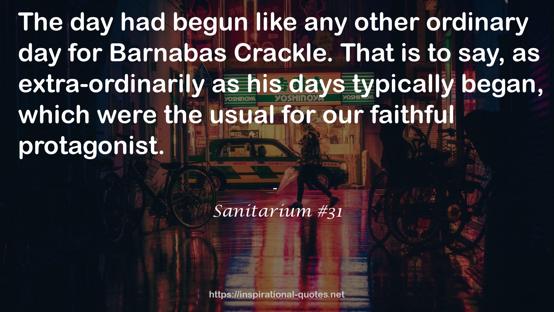 Sanitarium #31 QUOTES