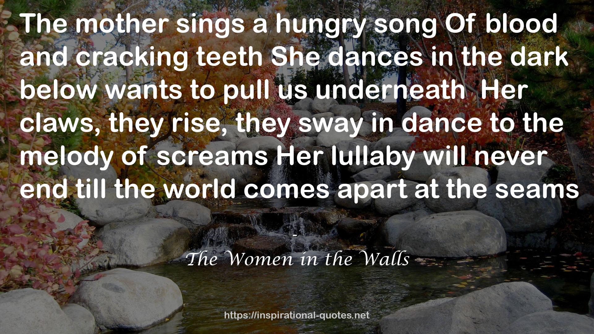 screamsHer lullaby  QUOTES