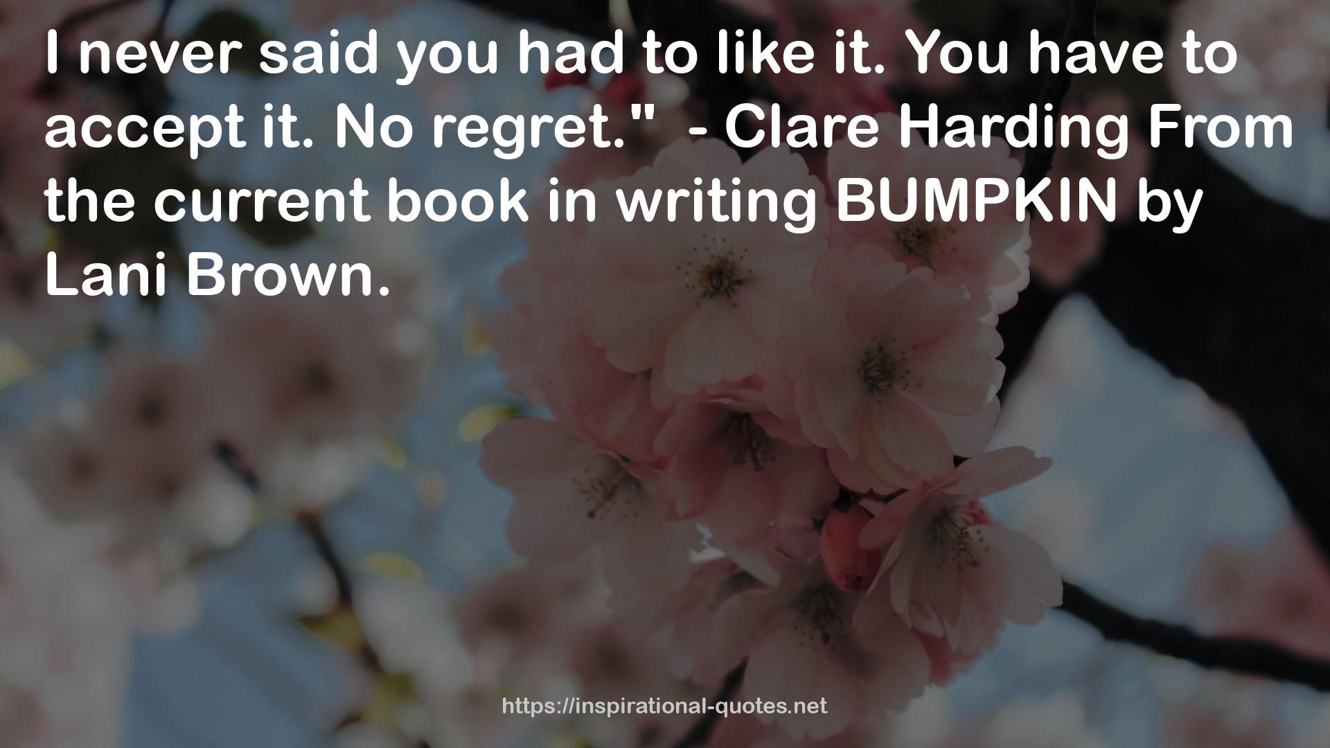 - Clare Harding  QUOTES