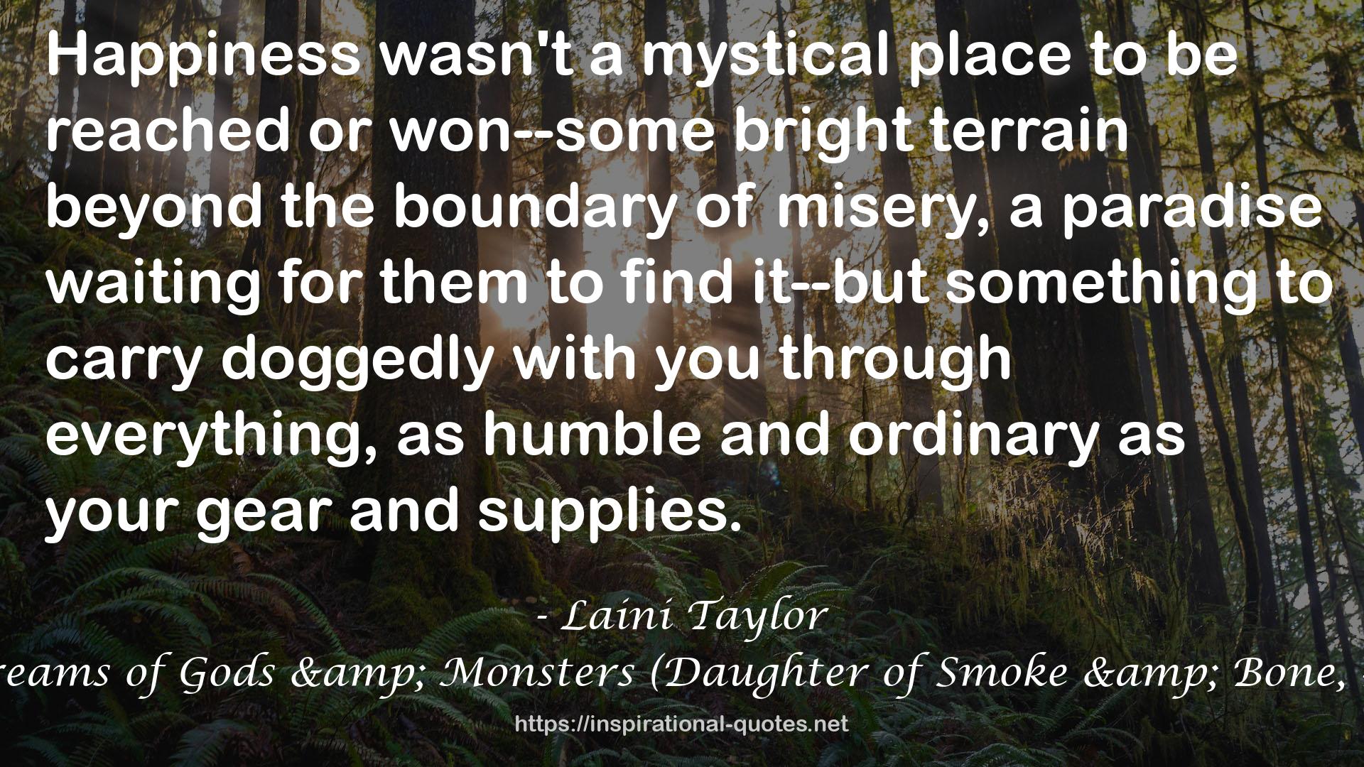 Dreams of Gods & Monsters (Daughter of Smoke & Bone, #3) QUOTES