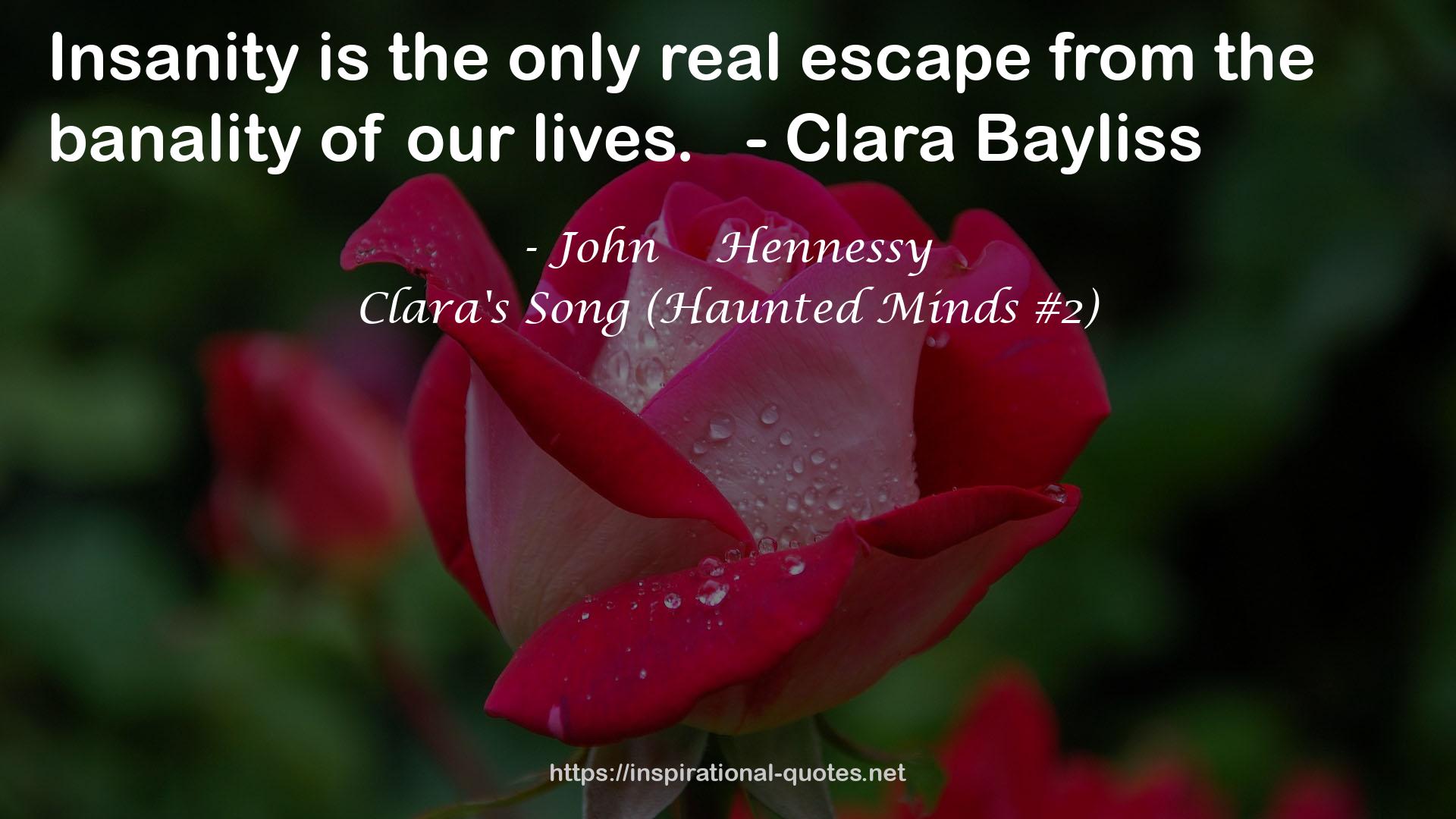 Clara's Song (Haunted Minds #2) QUOTES