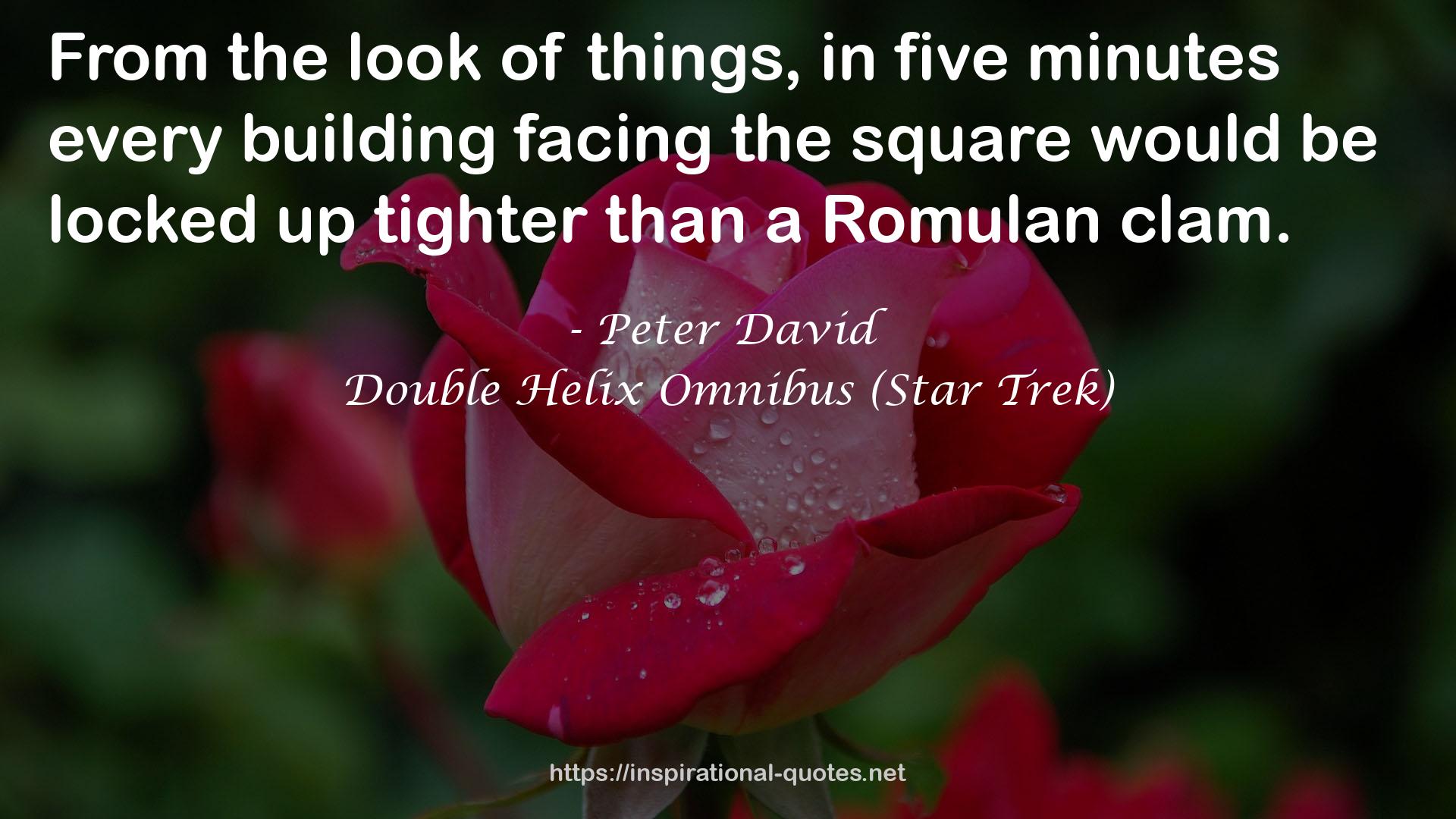 Double Helix Omnibus (Star Trek) QUOTES