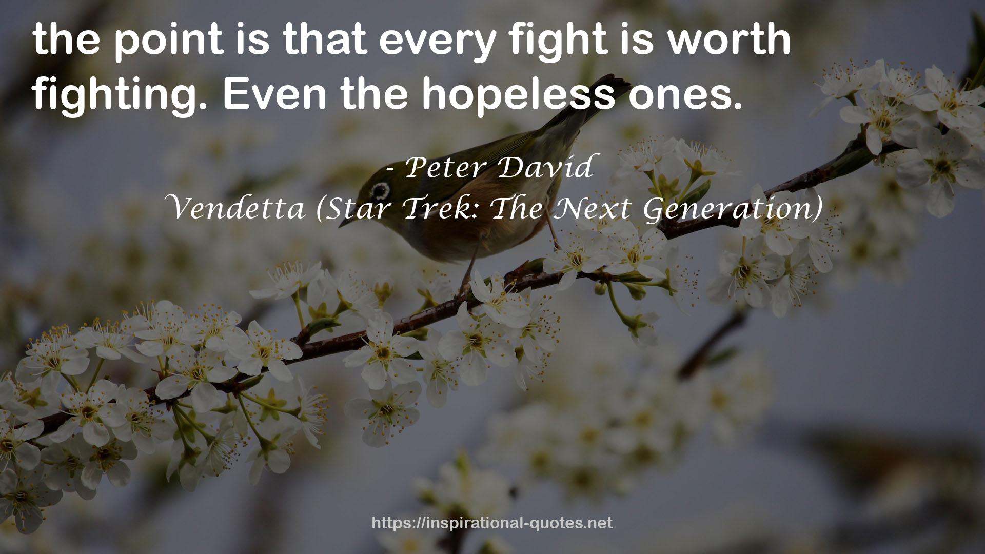 Vendetta (Star Trek: The Next Generation) QUOTES