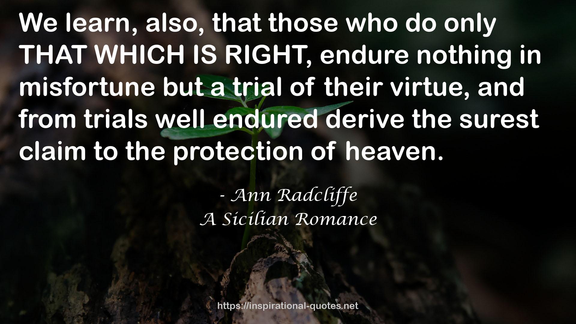 Ann Radcliffe QUOTES