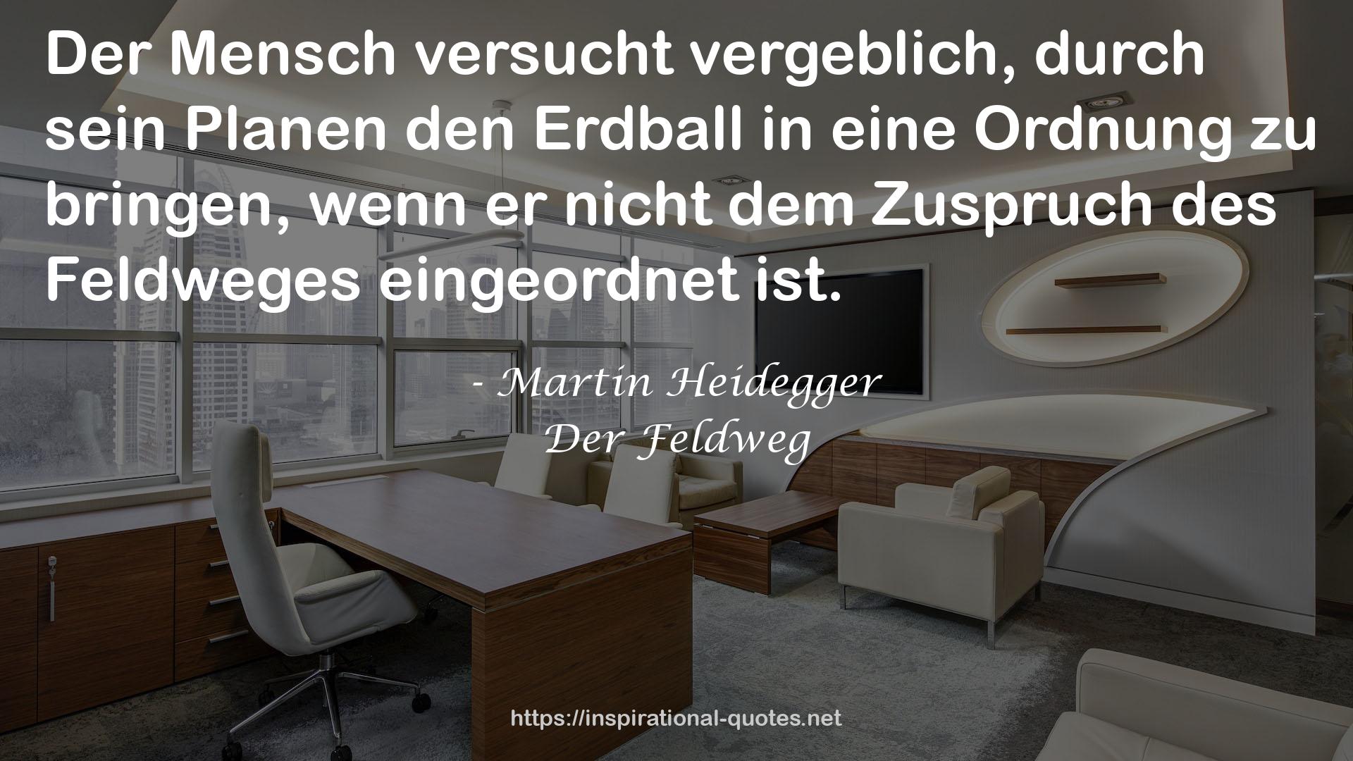 Der Feldweg QUOTES