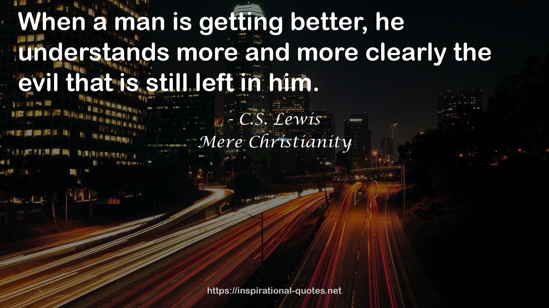 Mere Christianity QUOTES