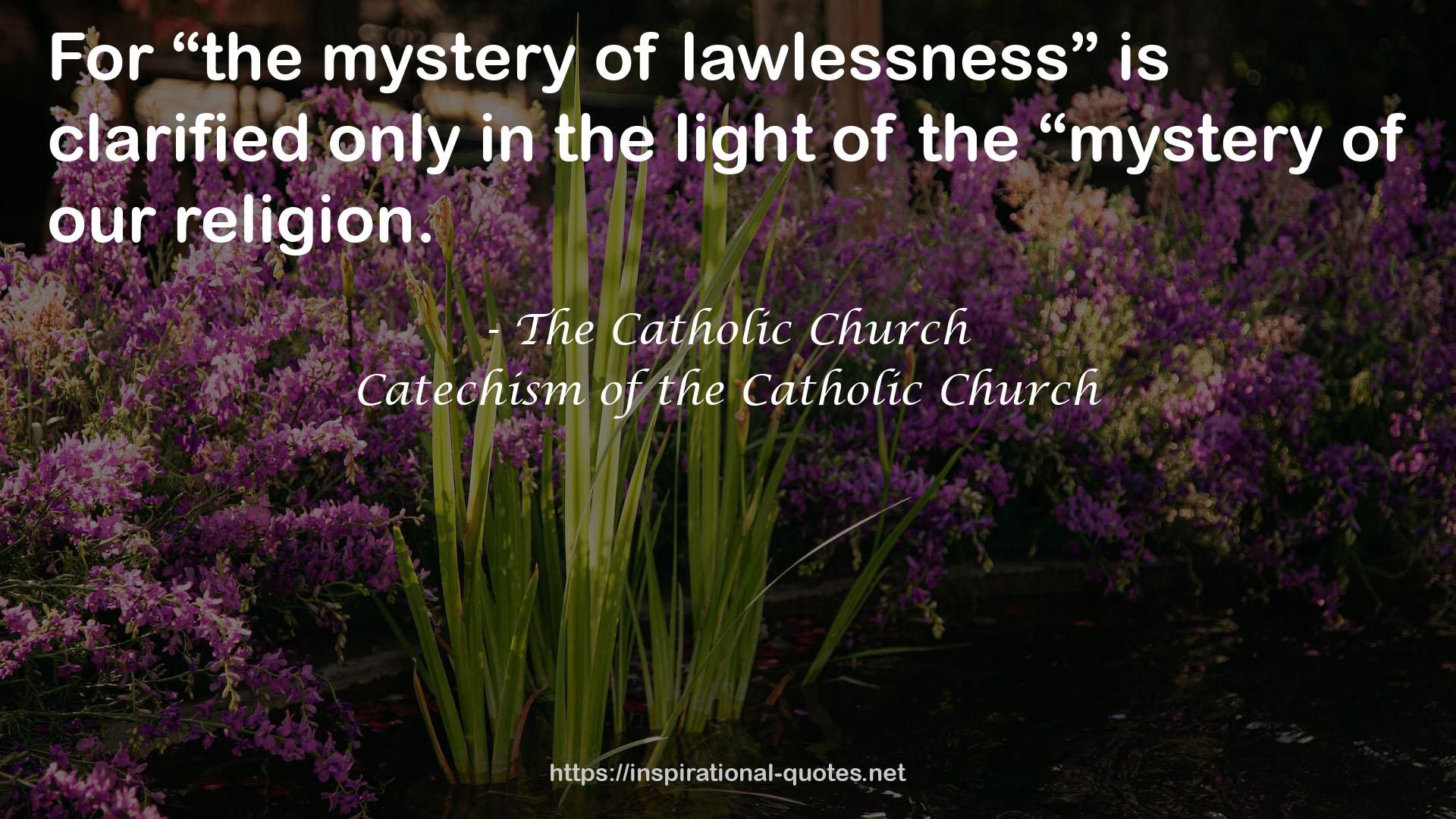 The Catholic Church QUOTES