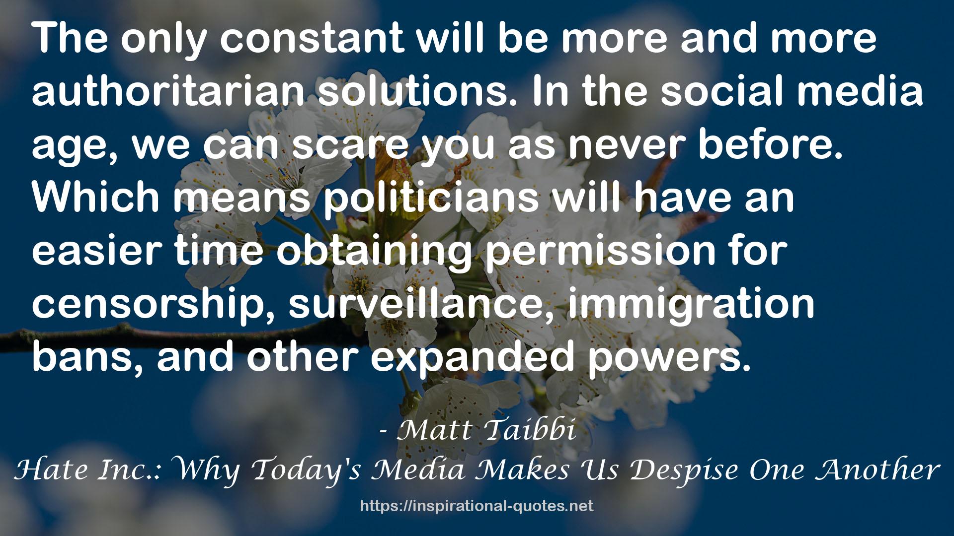 Matt Taibbi QUOTES