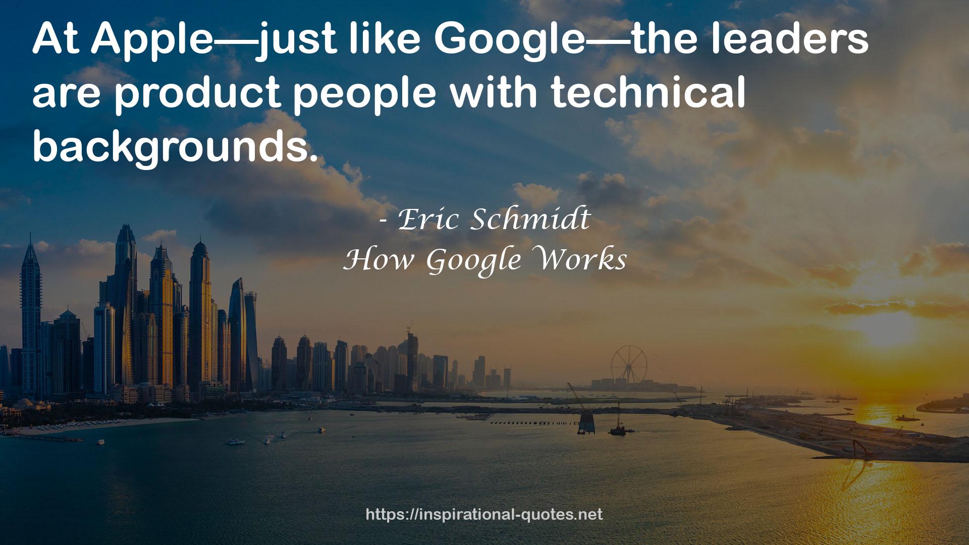 How Google Works QUOTES