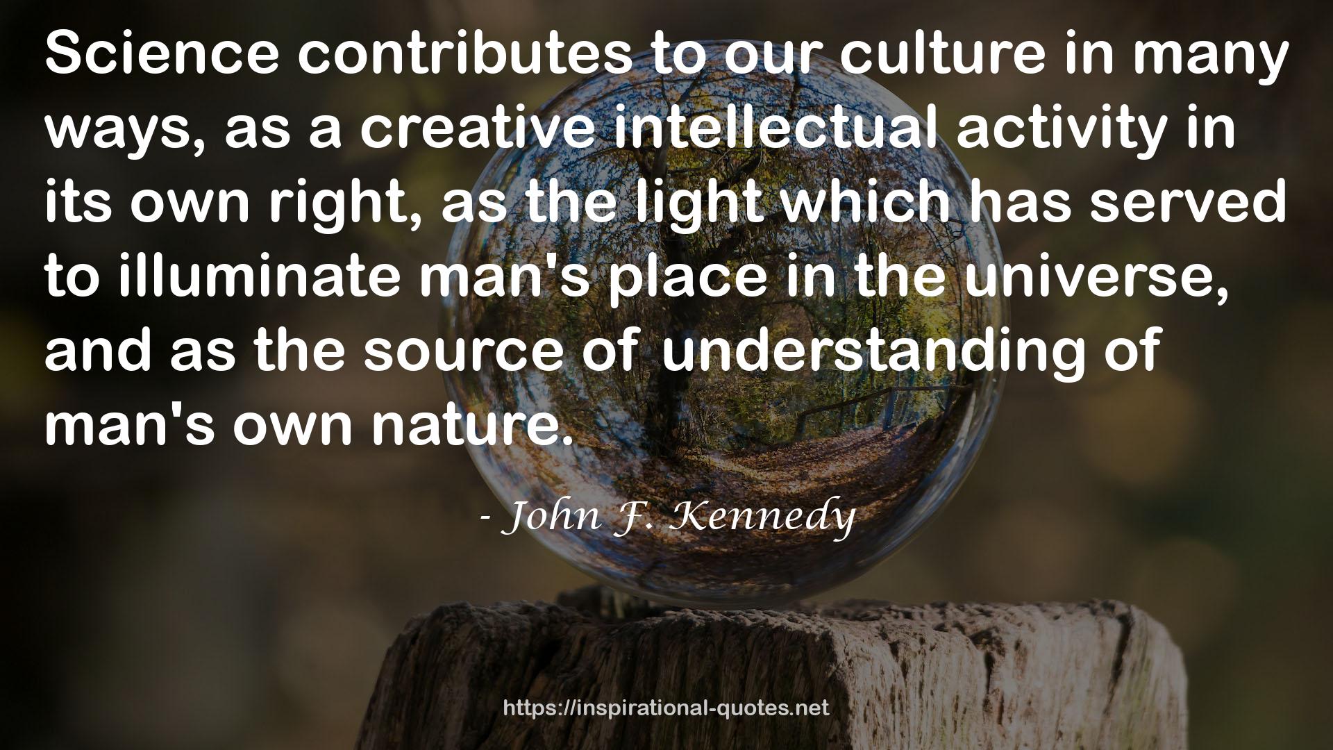 a creative intellectual activity  QUOTES